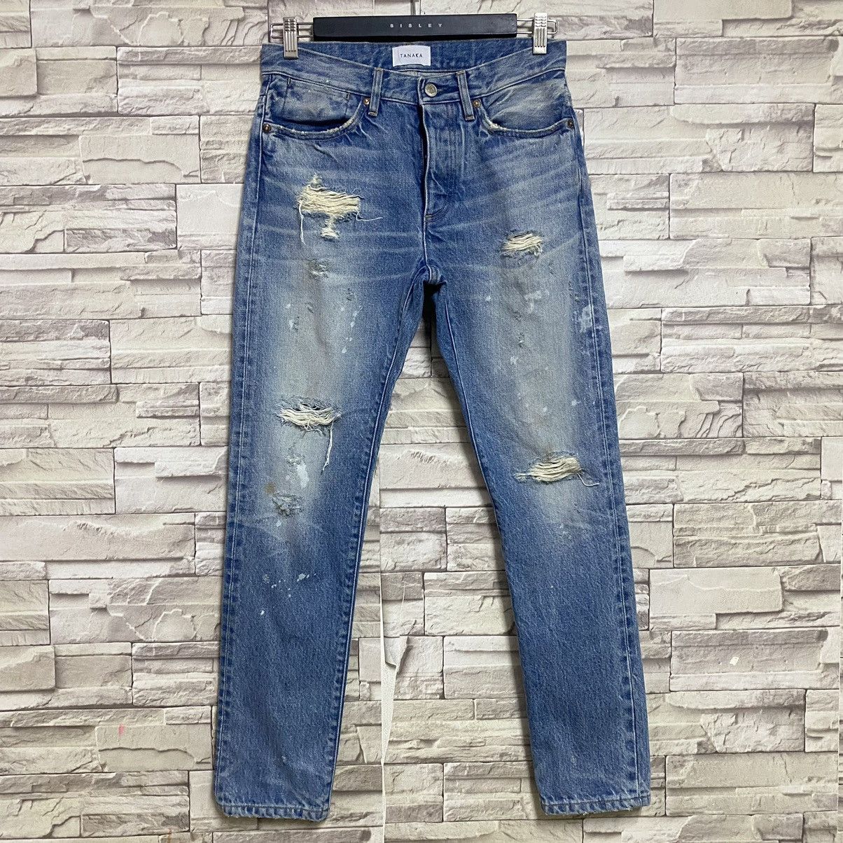 TANAKA TANAKA NY TYO Distressed 50 Years Jeans Size US 28 / EU 44 - 3 Thumbnail