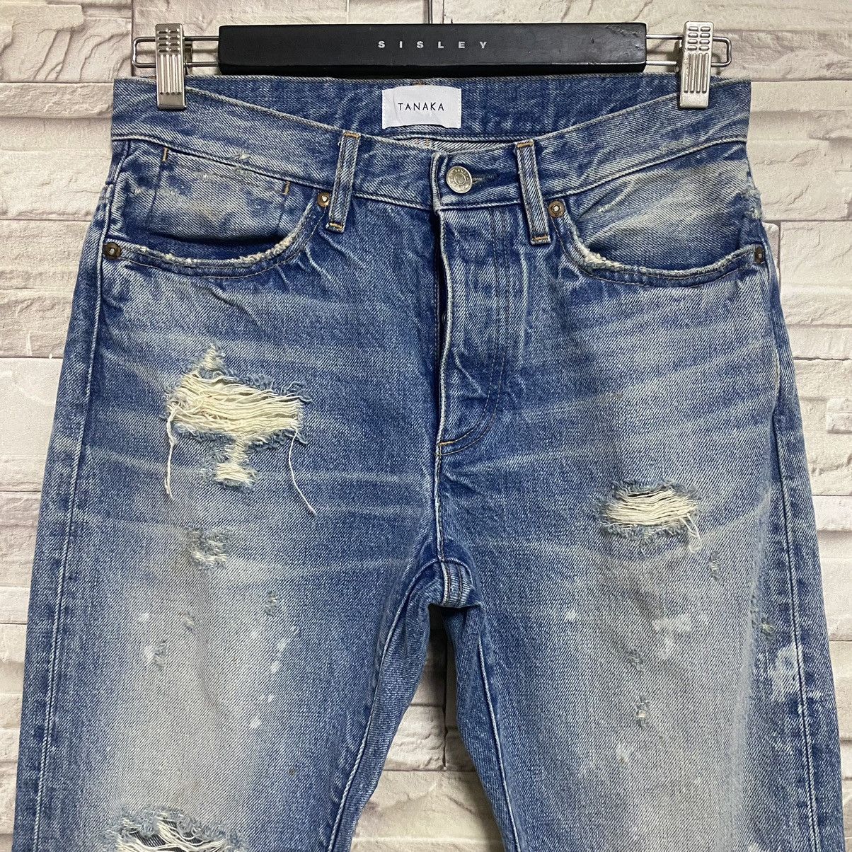 TANAKA TANAKA NY TYO Distressed 50 Years Jeans Size US 28 / EU 44 - 4 Thumbnail
