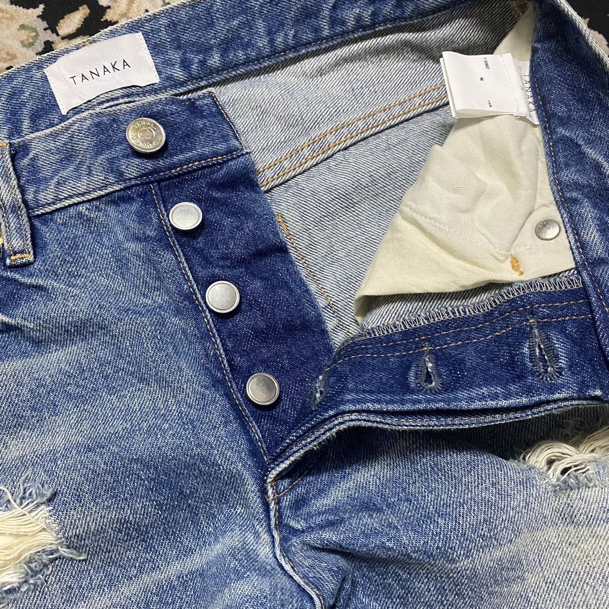 TANAKA TANAKA NY TYO Distressed 50 Years Jeans Size US 28 / EU 44 - 17 Thumbnail