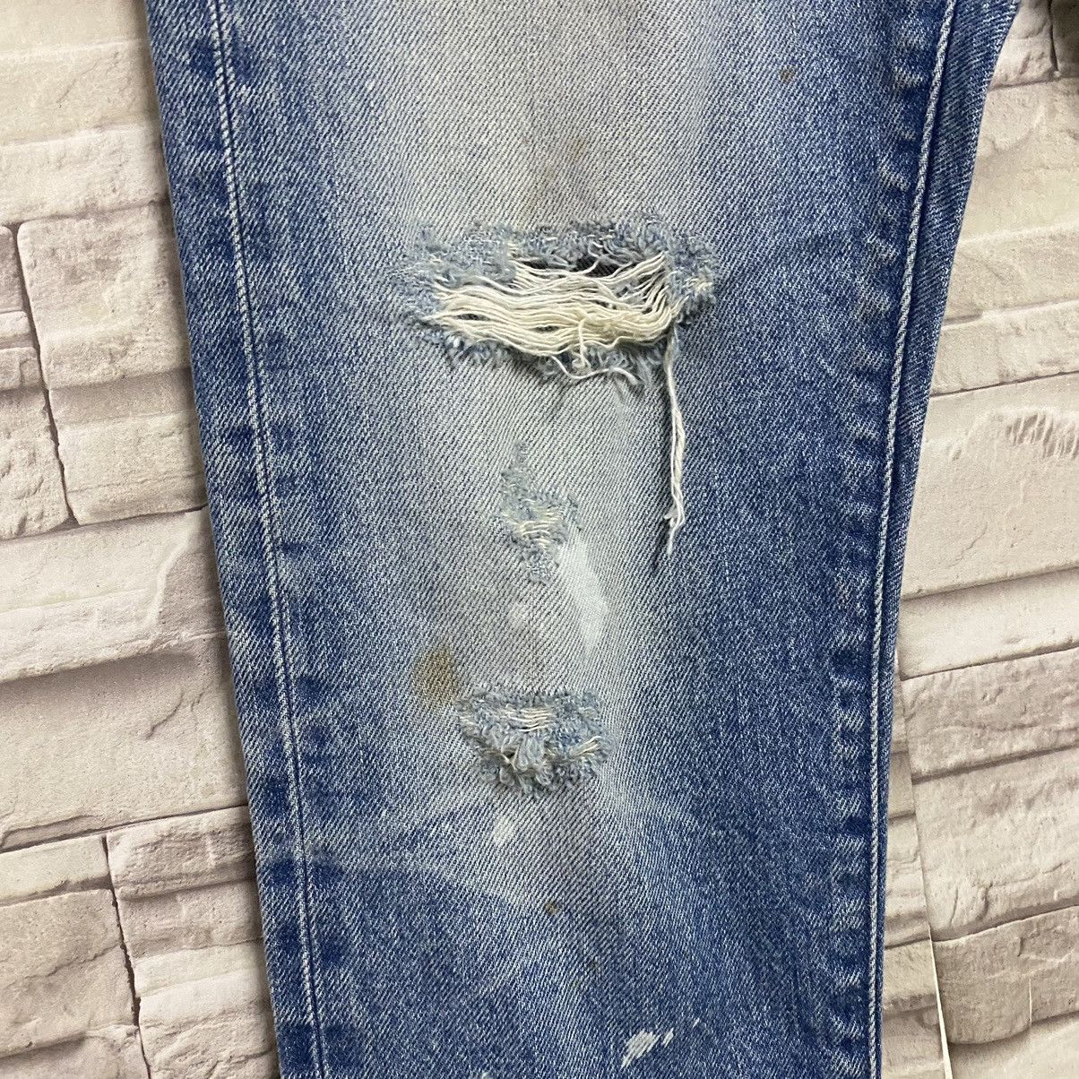 TANAKA TANAKA NY TYO Distressed 50 Years Jeans Size US 28 / EU 44 - 9 Thumbnail