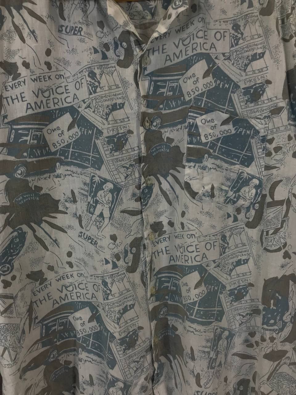 Vintage Art crazy Hawaiian vintage shirt Size US L / EU 52-54 / 3 - 3 Thumbnail