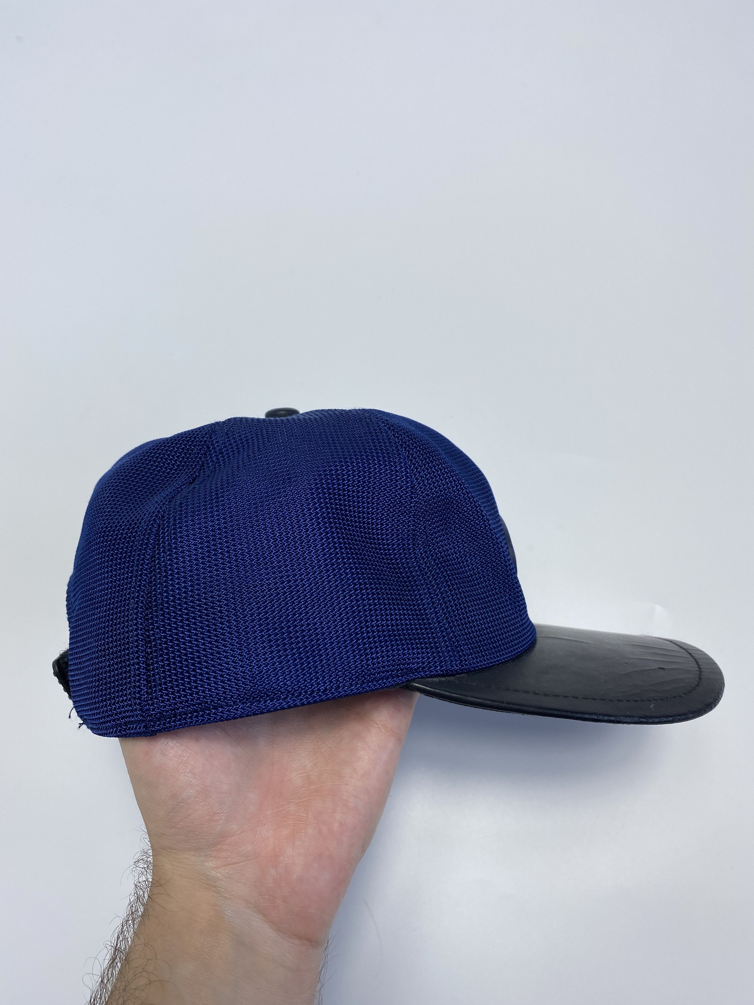 Nike × Vintage Nike Basketball 90s Vintage Leather Brim Cap Hat Size ONE SIZE - 3 Thumbnail