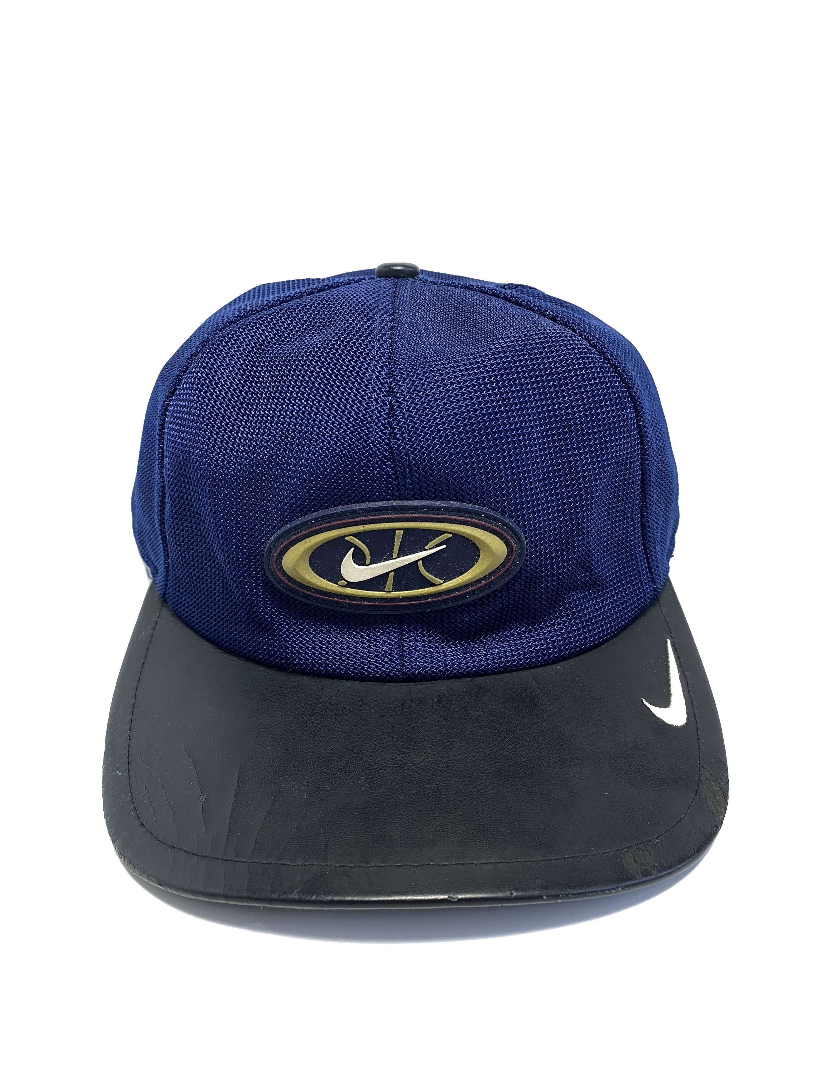 Nike × Vintage Nike Basketball 90s Vintage Leather Brim Cap Hat Size ONE SIZE - 2 Thumbnail