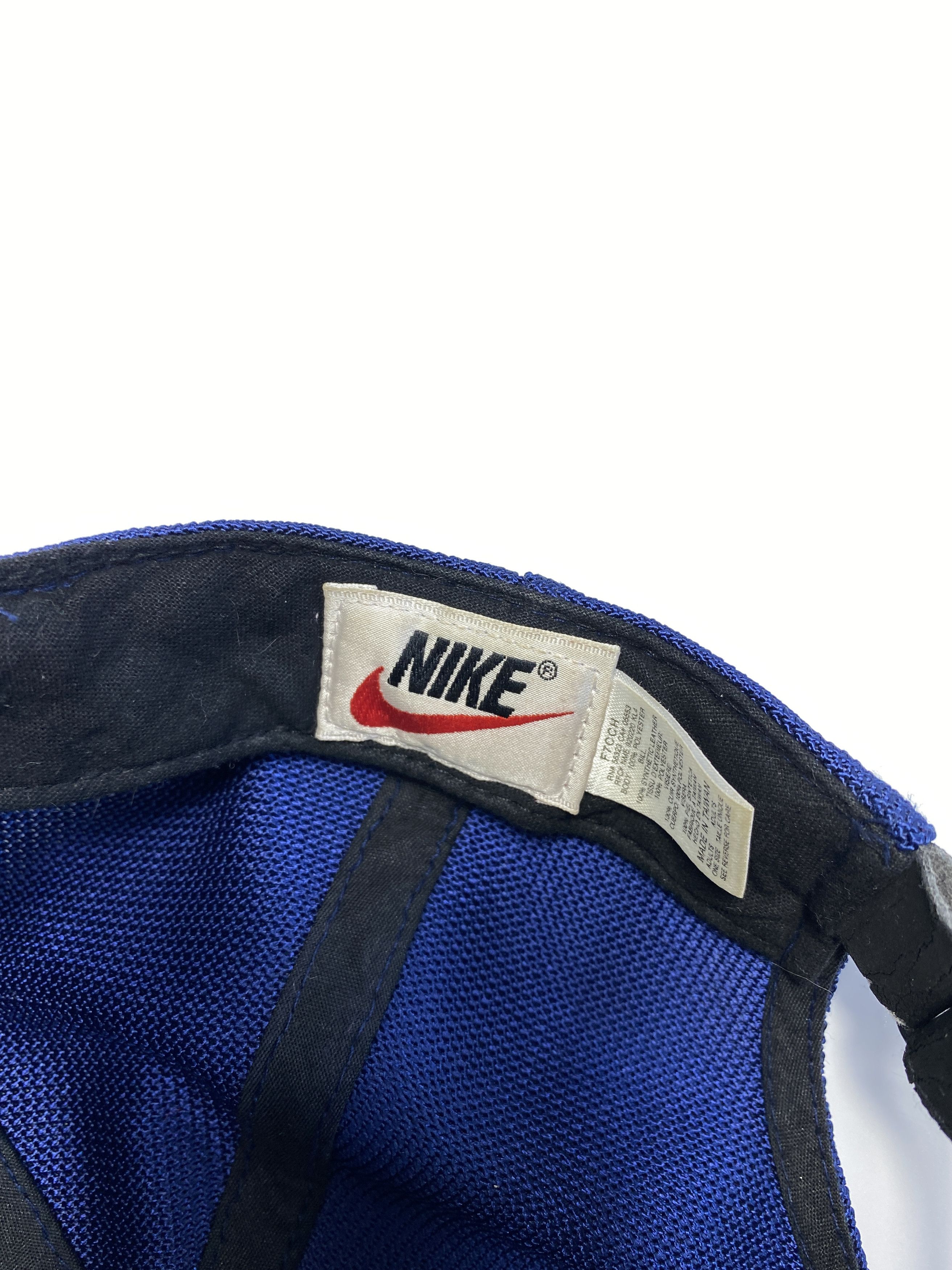 Nike × Vintage Nike Basketball 90s Vintage Leather Brim Cap Hat Size ONE SIZE - 6 Thumbnail