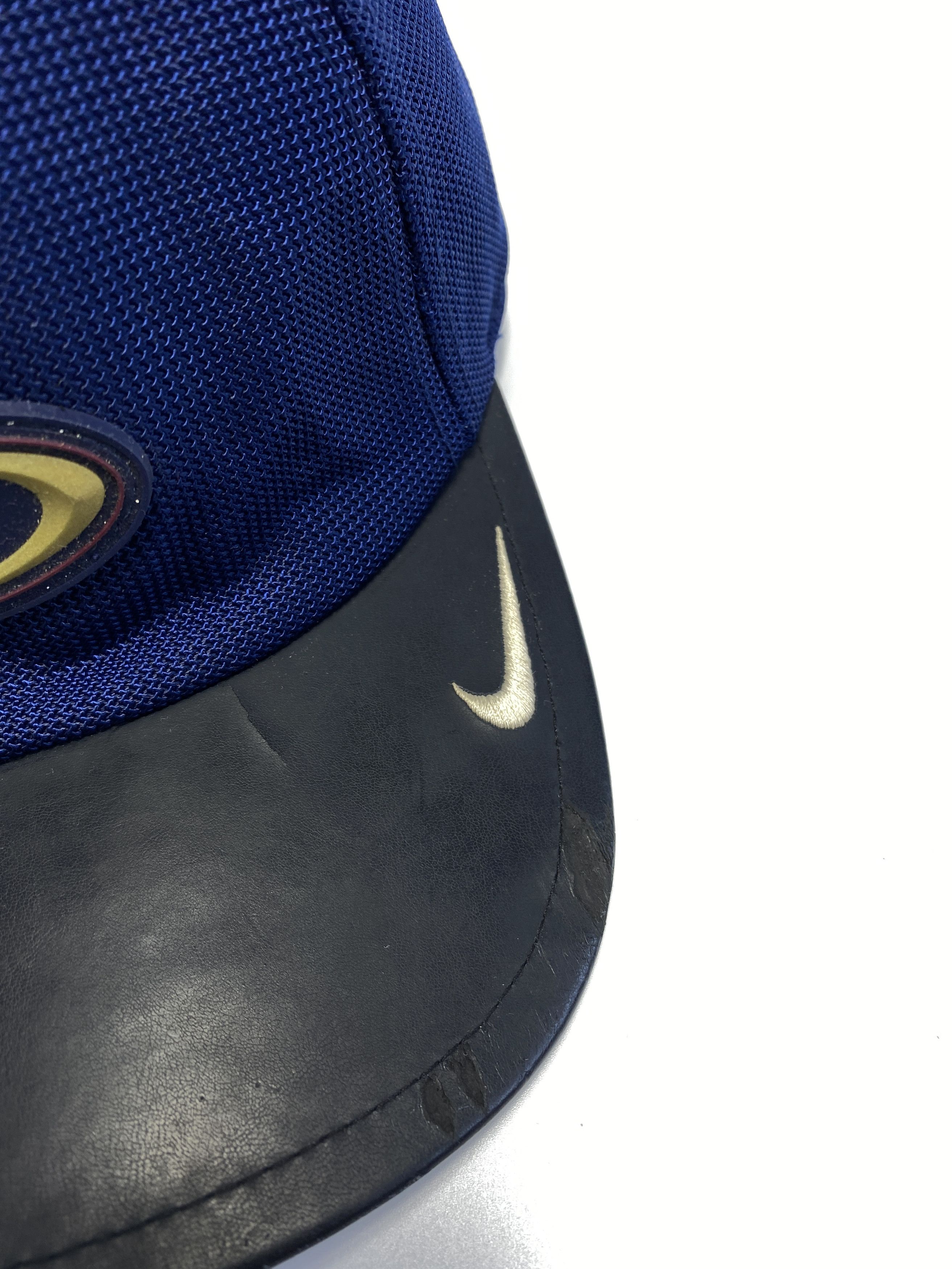 Nike × Vintage Nike Basketball 90s Vintage Leather Brim Cap Hat Size ONE SIZE - 7 Thumbnail