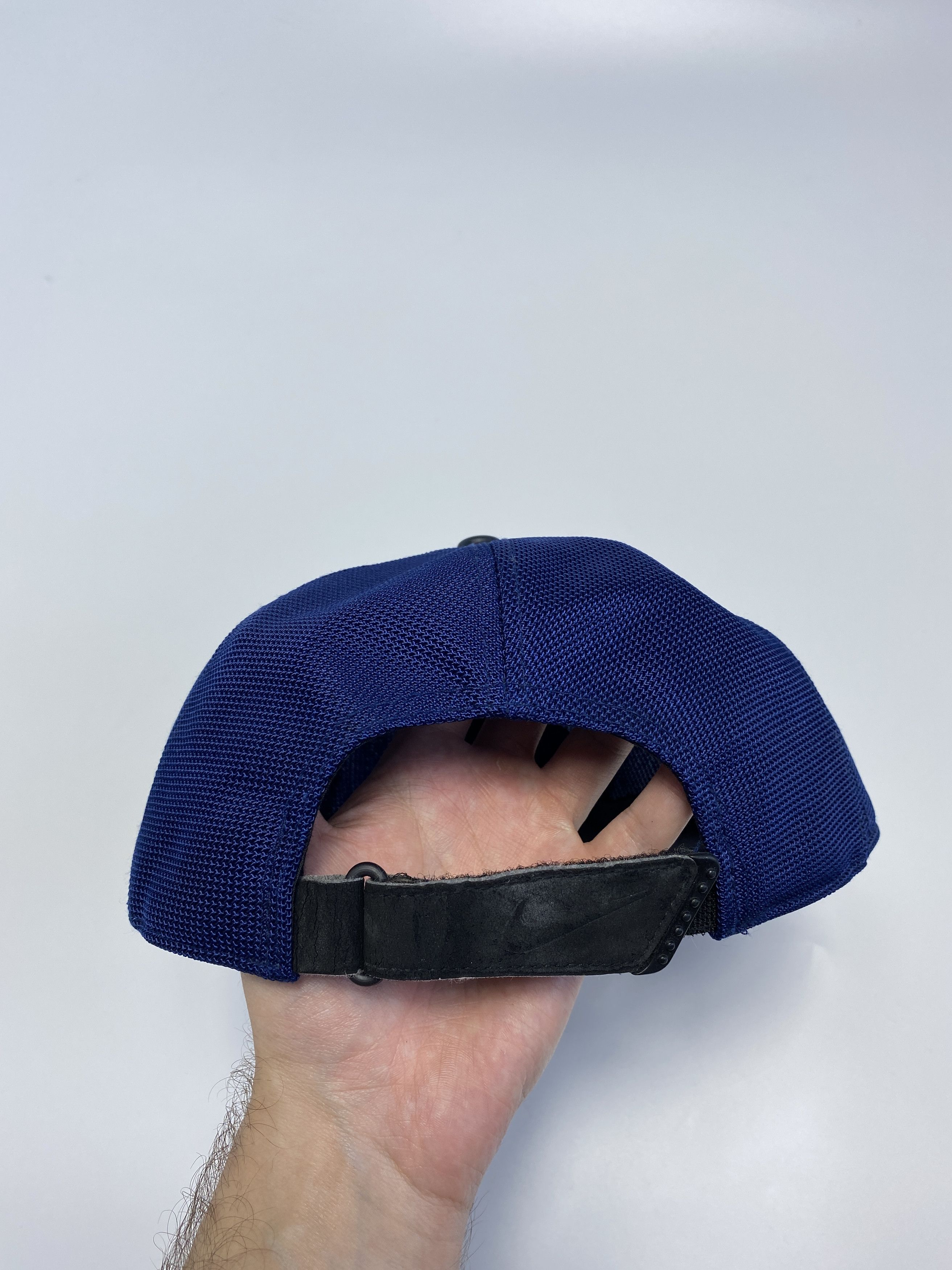 Nike × Vintage Nike Basketball 90s Vintage Leather Brim Cap Hat Size ONE SIZE - 4 Thumbnail