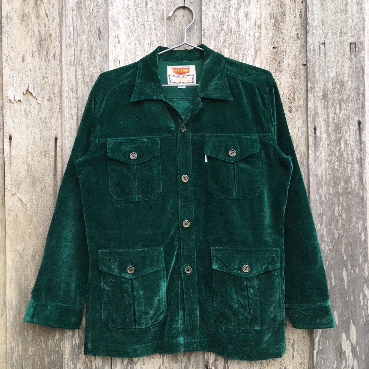Big John × Japanese Brand × Vintage Big John Button Up Velvet Jacket Size US M / EU 48-50 / 2 - 1 Thumbnail