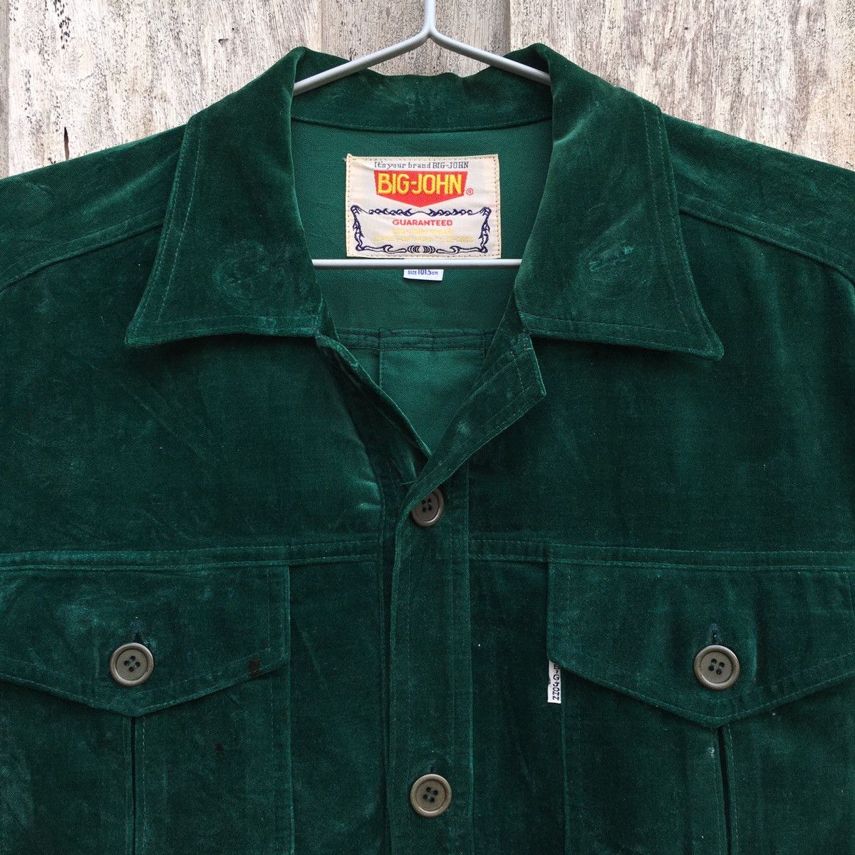 Big John × Japanese Brand × Vintage Big John Button Up Velvet Jacket Size US M / EU 48-50 / 2 - 2 Thumbnail