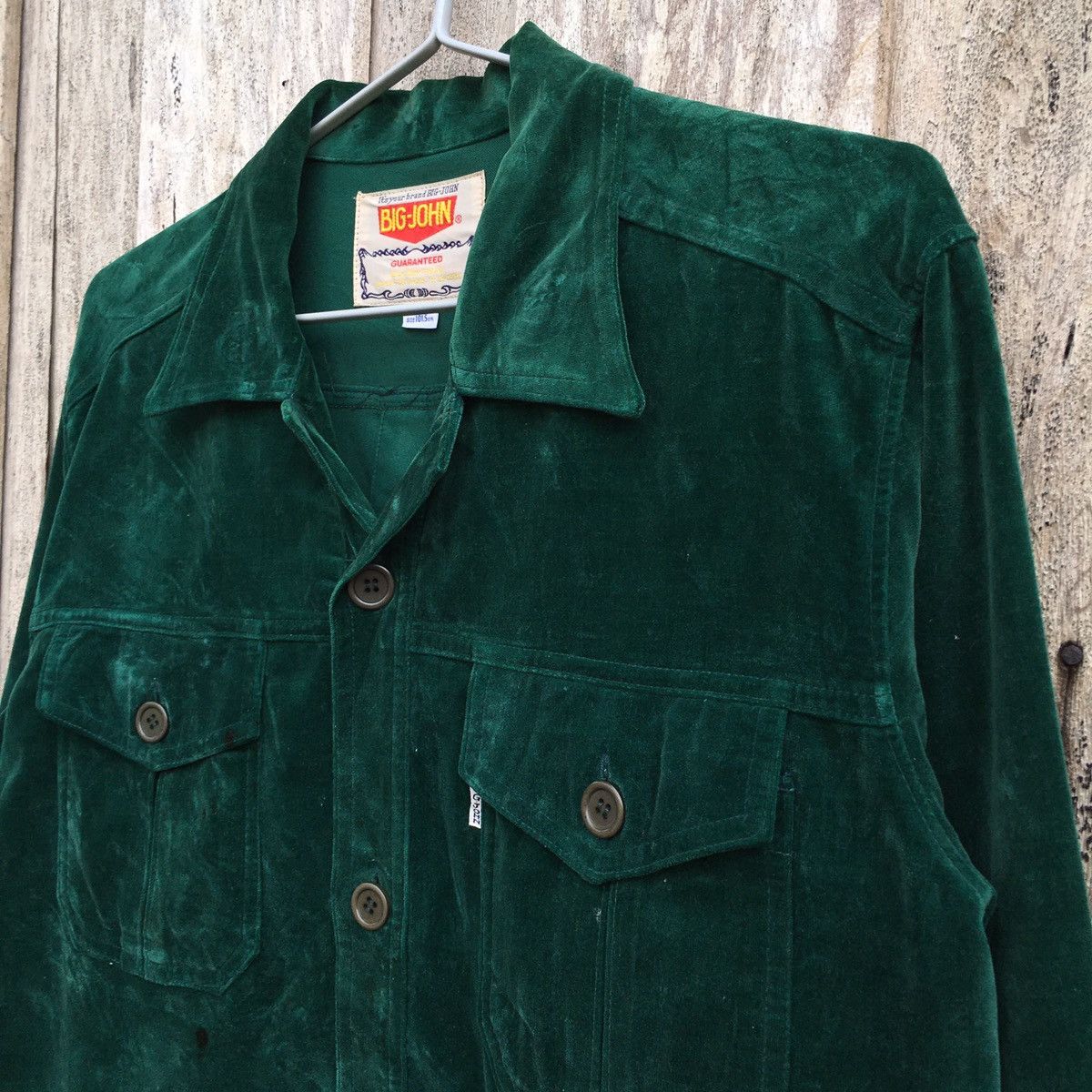 Big John × Japanese Brand × Vintage Big John Button Up Velvet Jacket Size US M / EU 48-50 / 2 - 5 Thumbnail