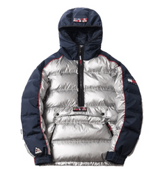 Kith x tommy hilfiger store expedition puffer pullover gold