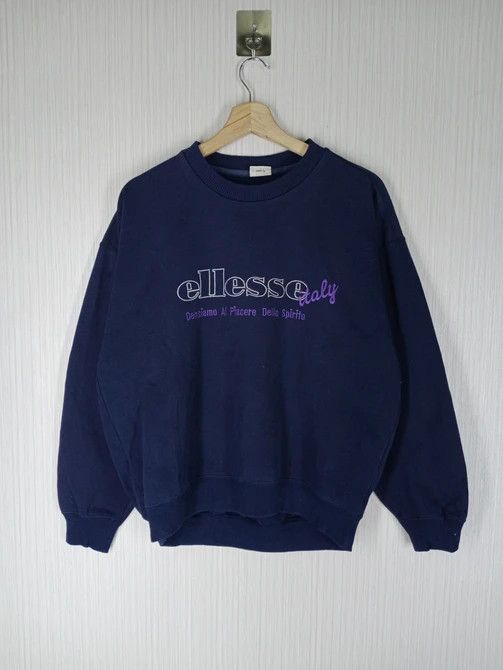 Ellesse VINTAGE ELLESSE ITALY BIG LOGO CREWNECK SWEATSHIRT Size US L / EU 52-54 / 3 - 2 Thumbnail