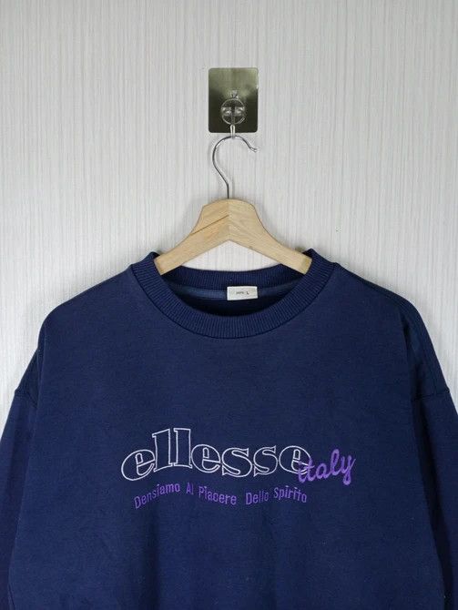 Ellesse VINTAGE ELLESSE ITALY BIG LOGO CREWNECK SWEATSHIRT Size US L / EU 52-54 / 3 - 1 Thumbnail