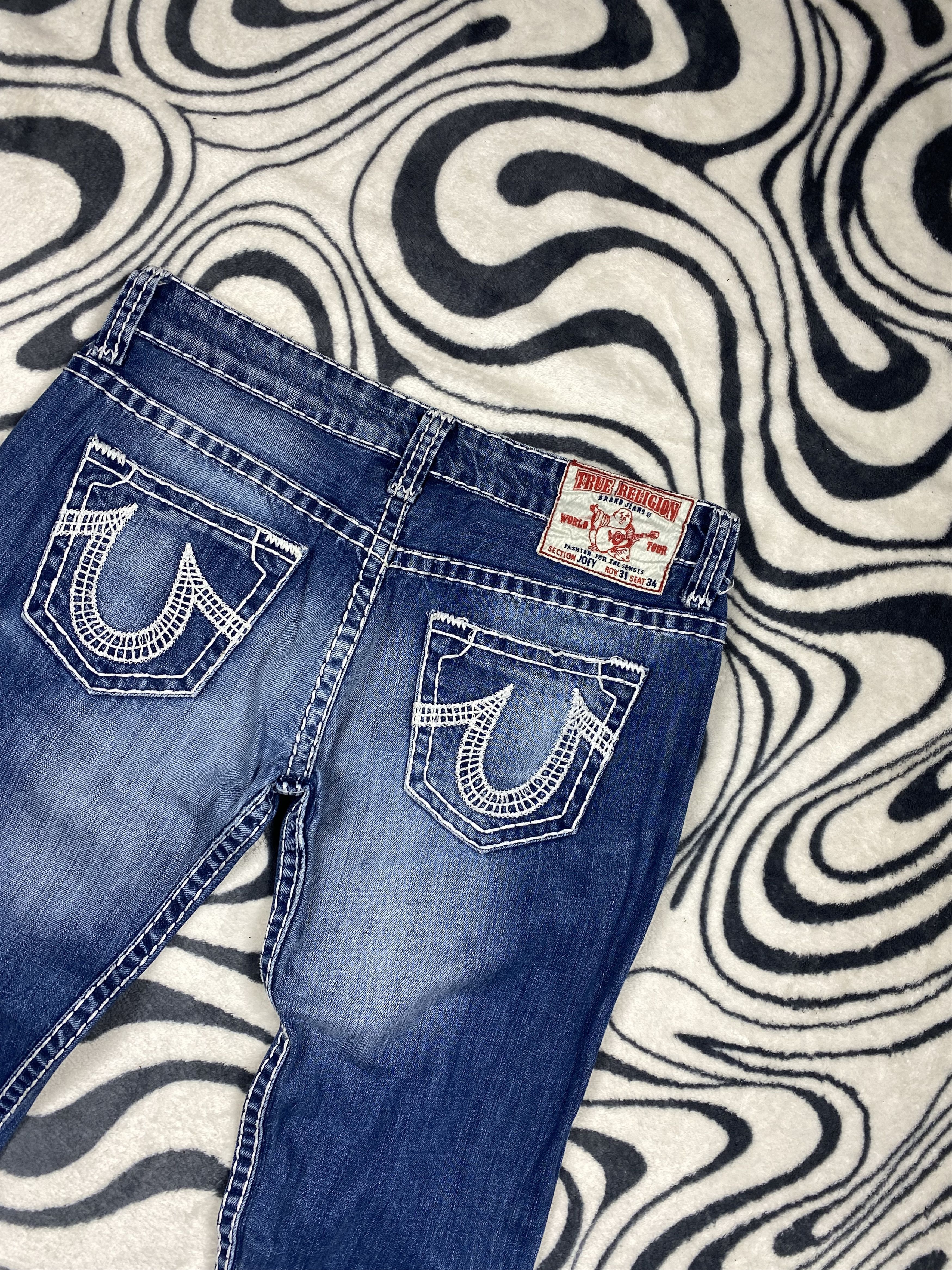 True Religion × Vintage True Religion WMNS Denim Pants Jeans Size 31" - 2 Thumbnail