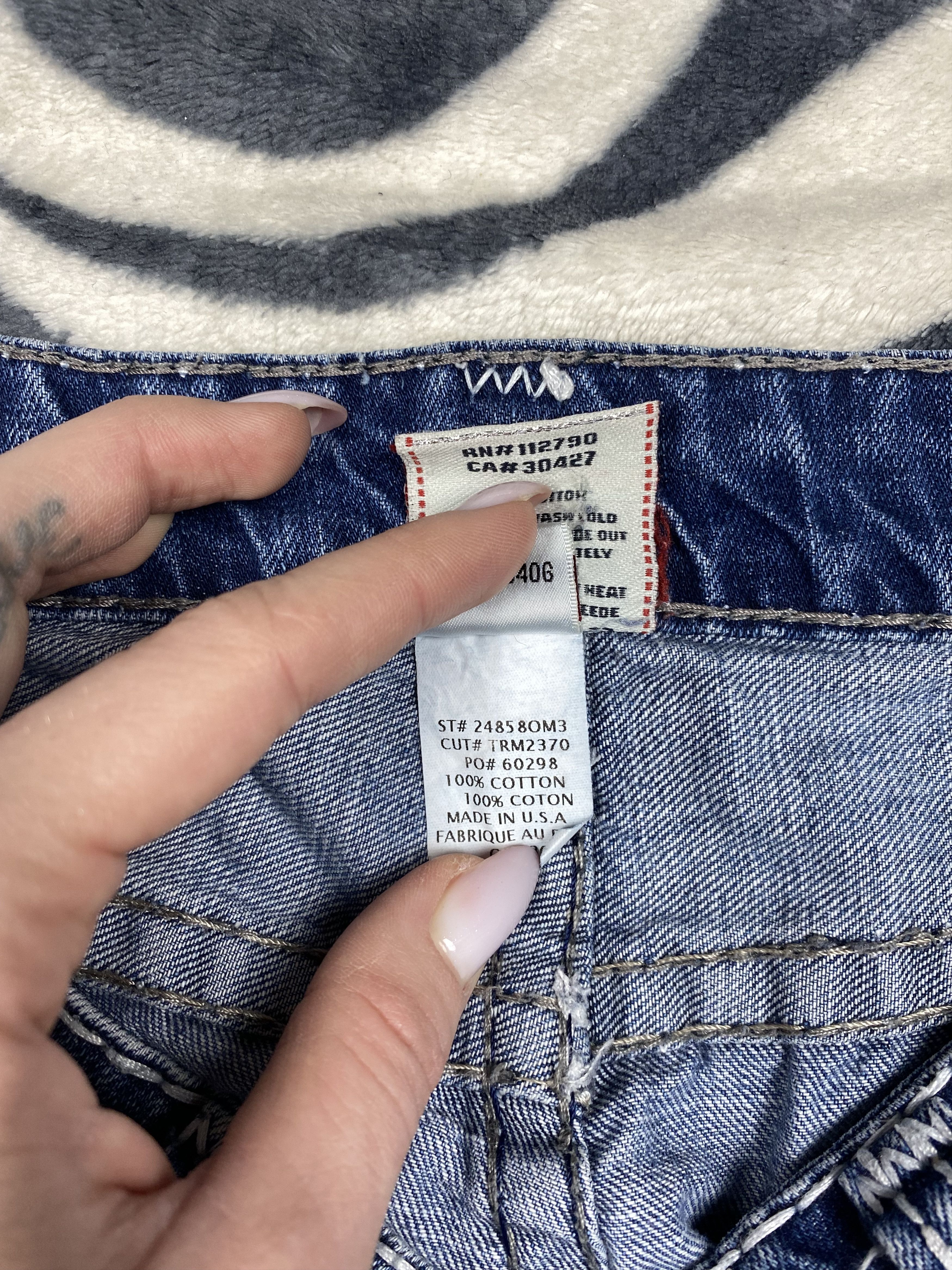 True Religion × Vintage True Religion WMNS Denim Pants Jeans Size 31" - 12 Thumbnail