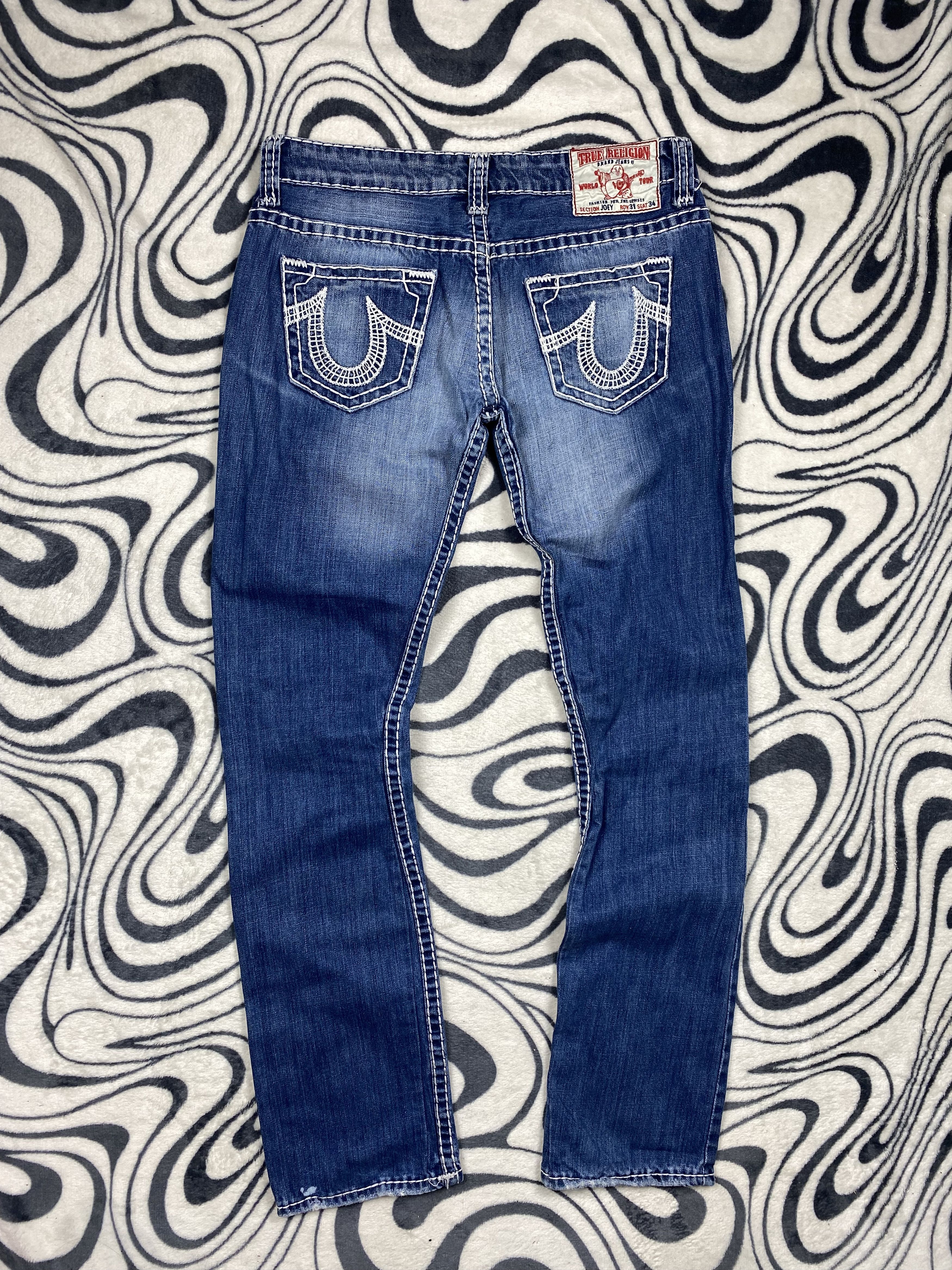 True Religion × Vintage True Religion WMNS Denim Pants Jeans Size 31" - 1 Thumbnail