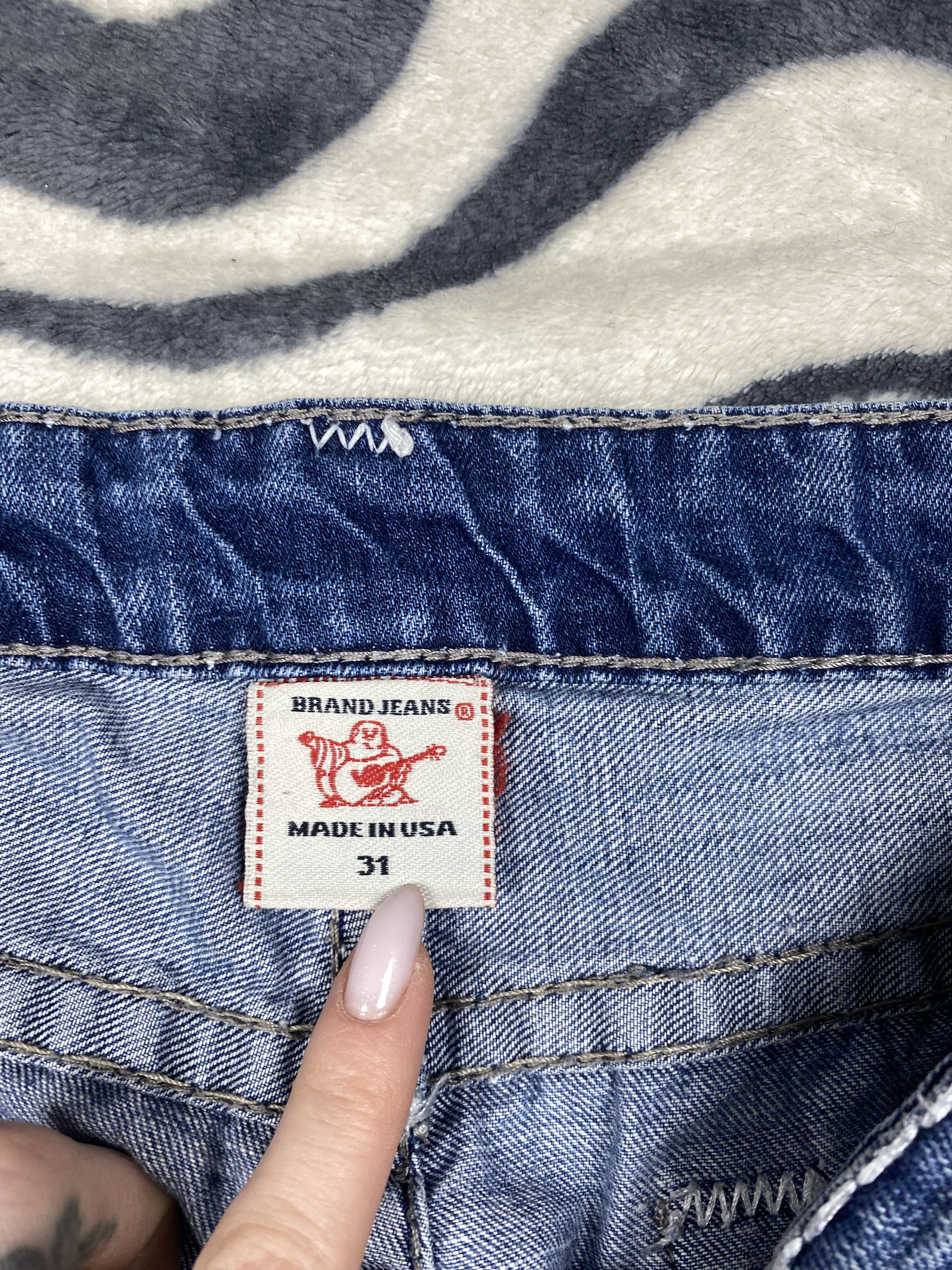 True Religion × Vintage True Religion WMNS Denim Pants Jeans Size 31" - 10 Thumbnail