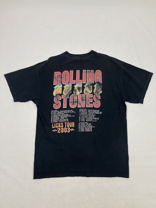 Vintage The Rolling Stones 40th anniversary 2003 Lick tour t shirt ...