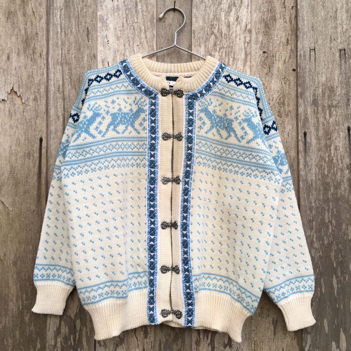 Dale Of Norway × Vintage Vintage 80’s Dale Of Norway Wool Norwegian Knit Sweatshirt Size US XL / EU 56 / 4 - 1 Thumbnail