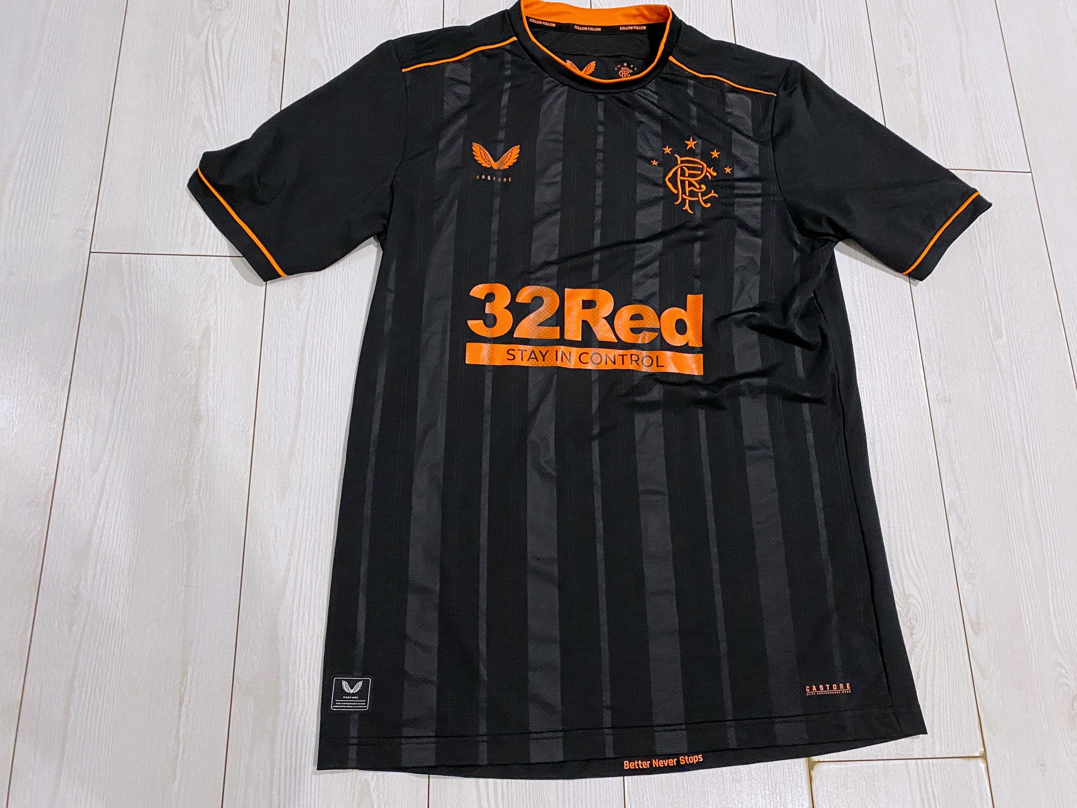 1 Of 1 × Fifa World Cup × Soccer Jersey LEAGUE EUROPA GLASGOW RANGERS ...