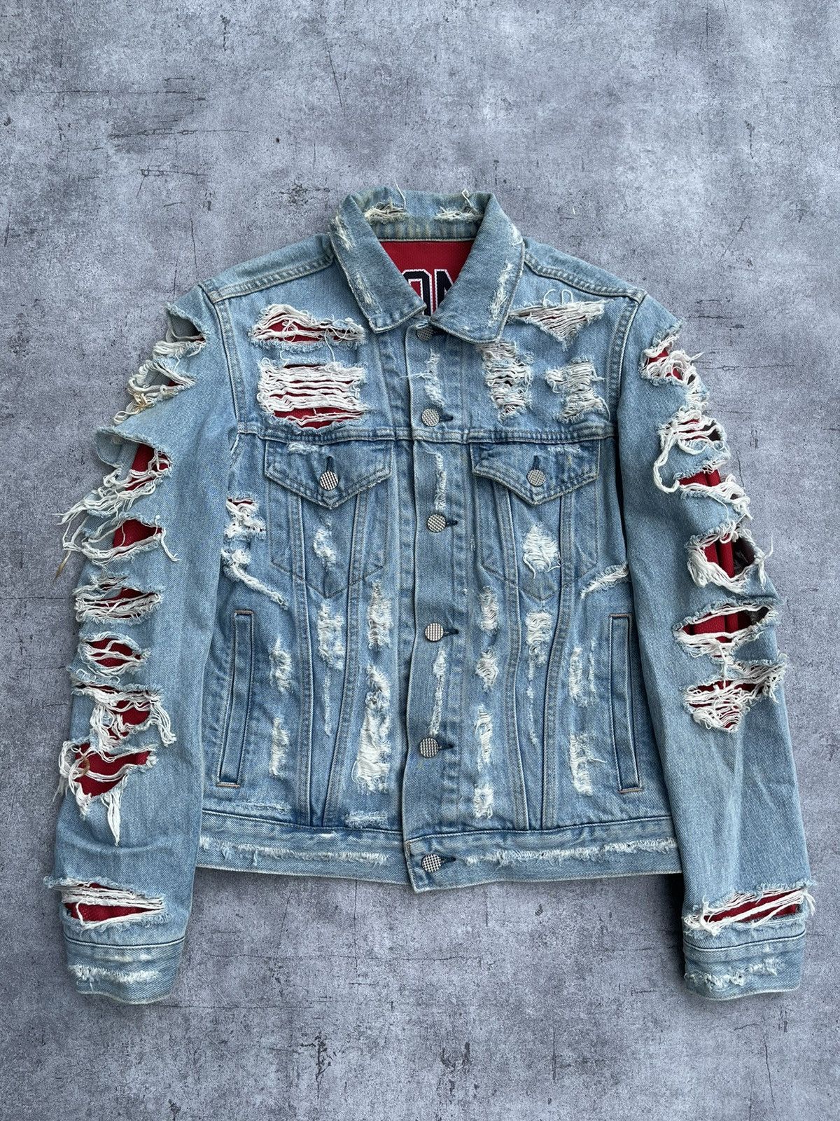 Gジャン+デニムジャケット PHENOMENON - phenomenon denim docking string jacket Men's PHENOMENON Denim Jackets | Grailed