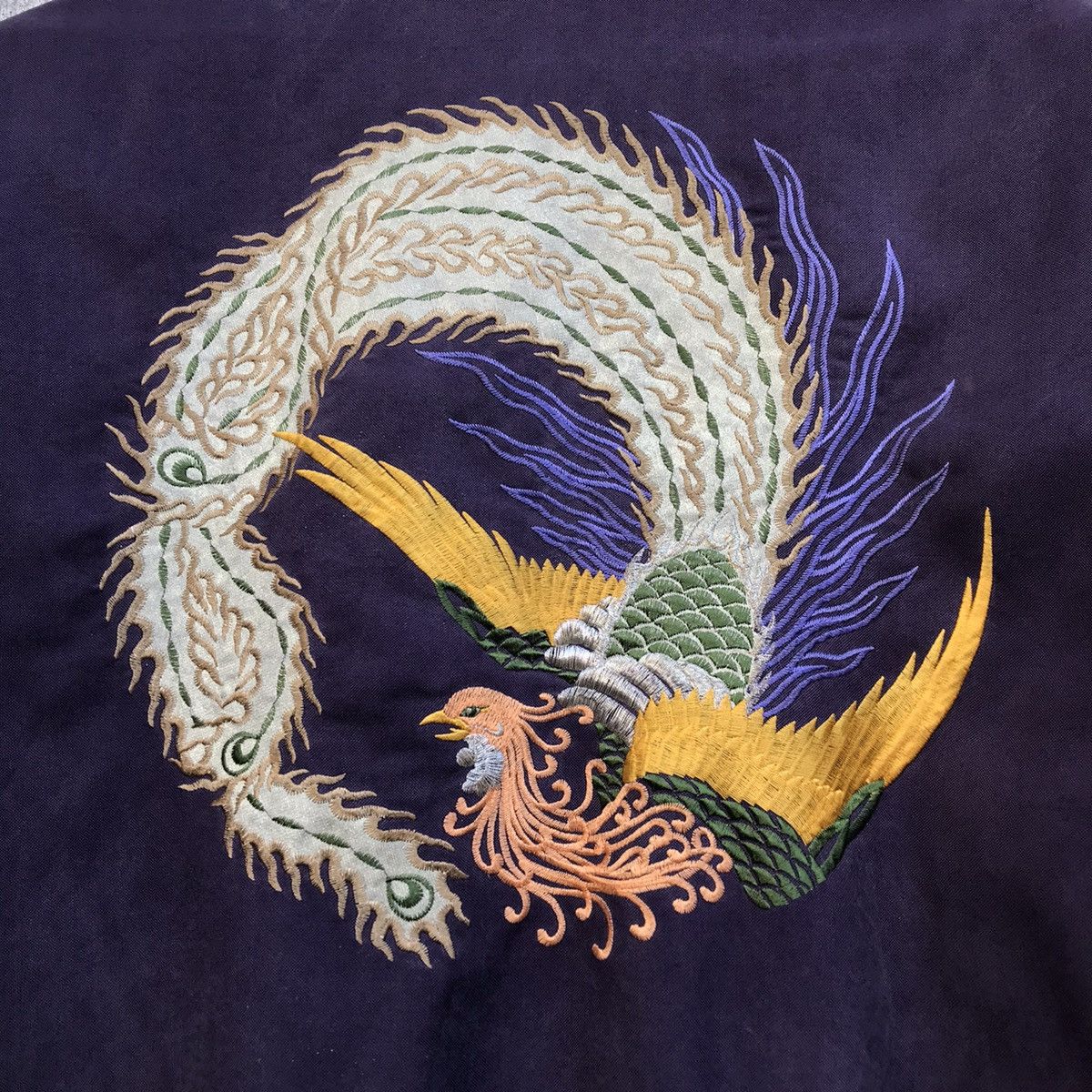 Designer × Japanese Brand Vintage Gervanne Quilted Jacket Artistic Phoenix Embroidery Size US L / EU 52-54 / 3 - 13 Thumbnail