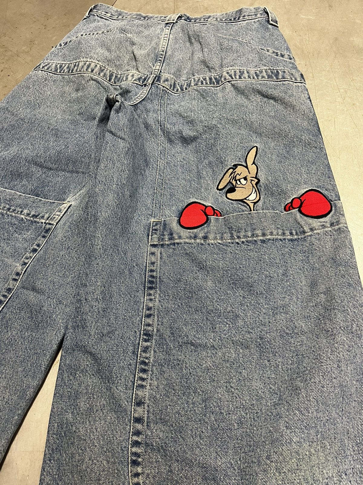 Jnco × Vintage Vintage JNCO Kangaroo Skate/Rave Jeans Sz 34