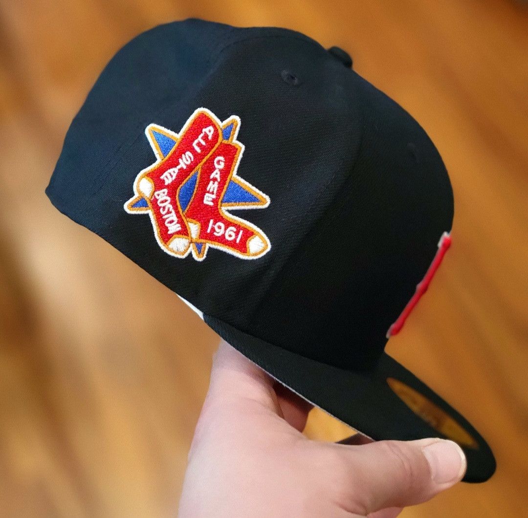 New Era × Topperz Boston Red Sox - Wool - Size 3/8 Size ONE SIZE - 4 Thumbnail