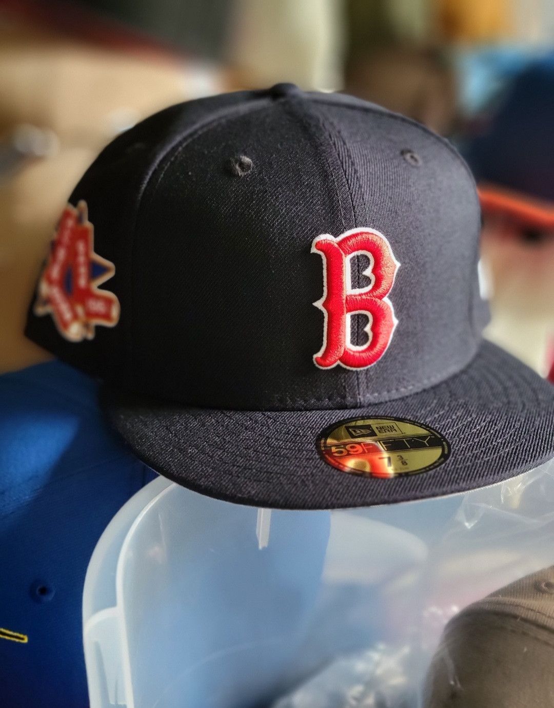 New Era × Topperz Boston Red Sox - Wool - Size 3/8 Size ONE SIZE - 1 Thumbnail