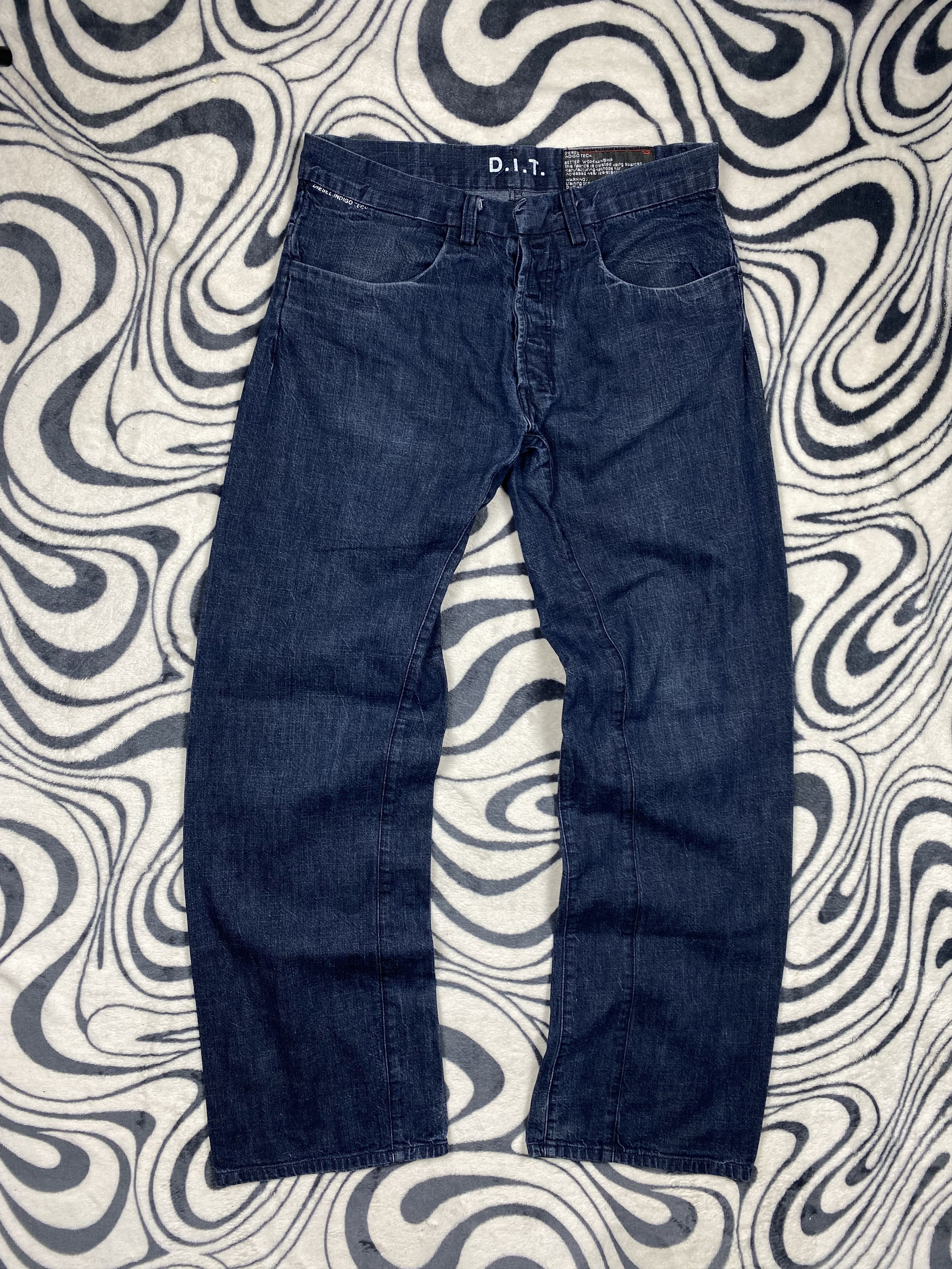 Diesel Diesel Indigo Tech D.I.T. Vintage Mens Jeans Denim Pants Size US 30 / EU 46 - 1 Thumbnail