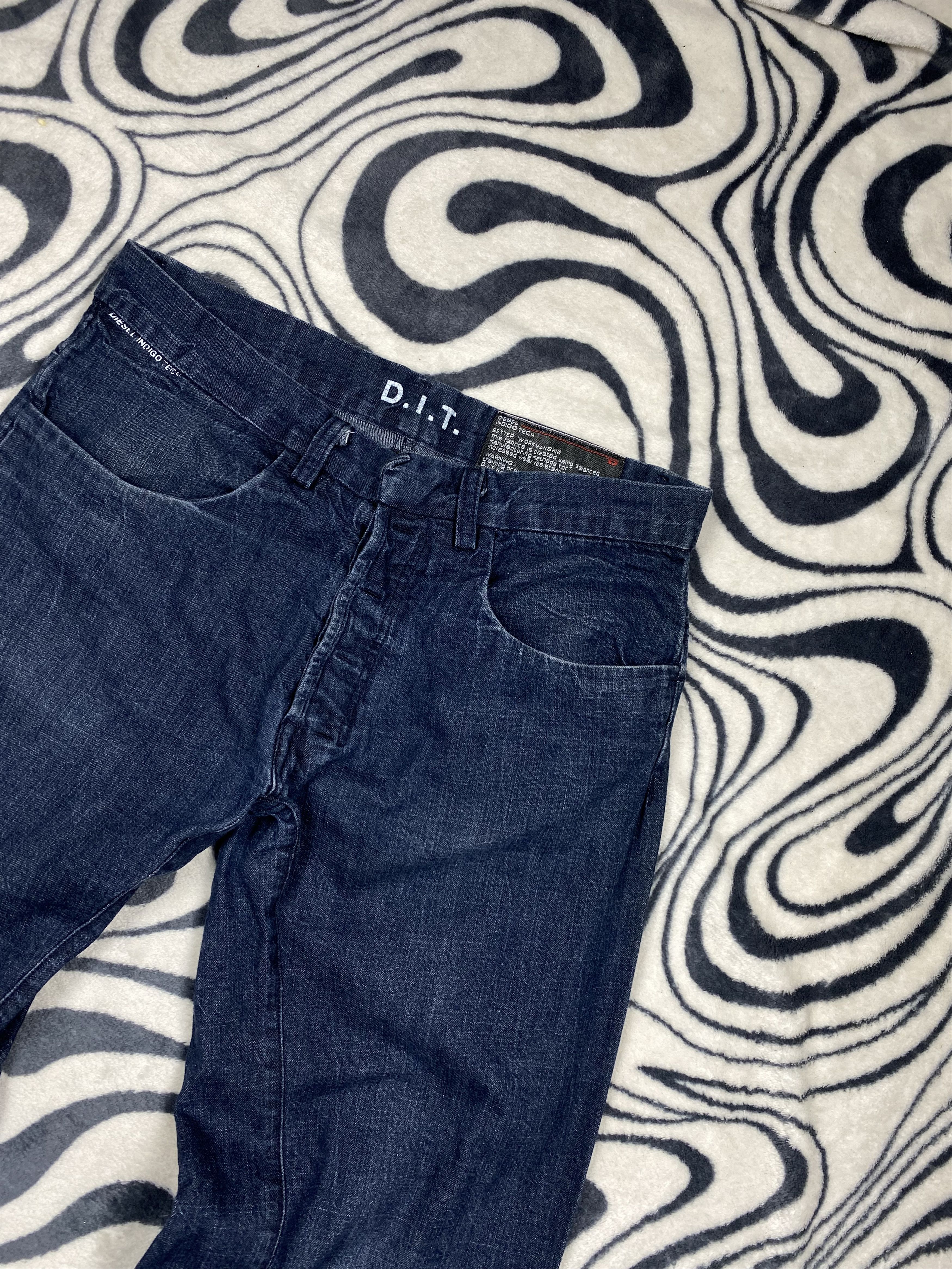 Diesel Diesel Indigo Tech D.I.T. Vintage Mens Jeans Denim Pants Size US 30 / EU 46 - 2 Thumbnail