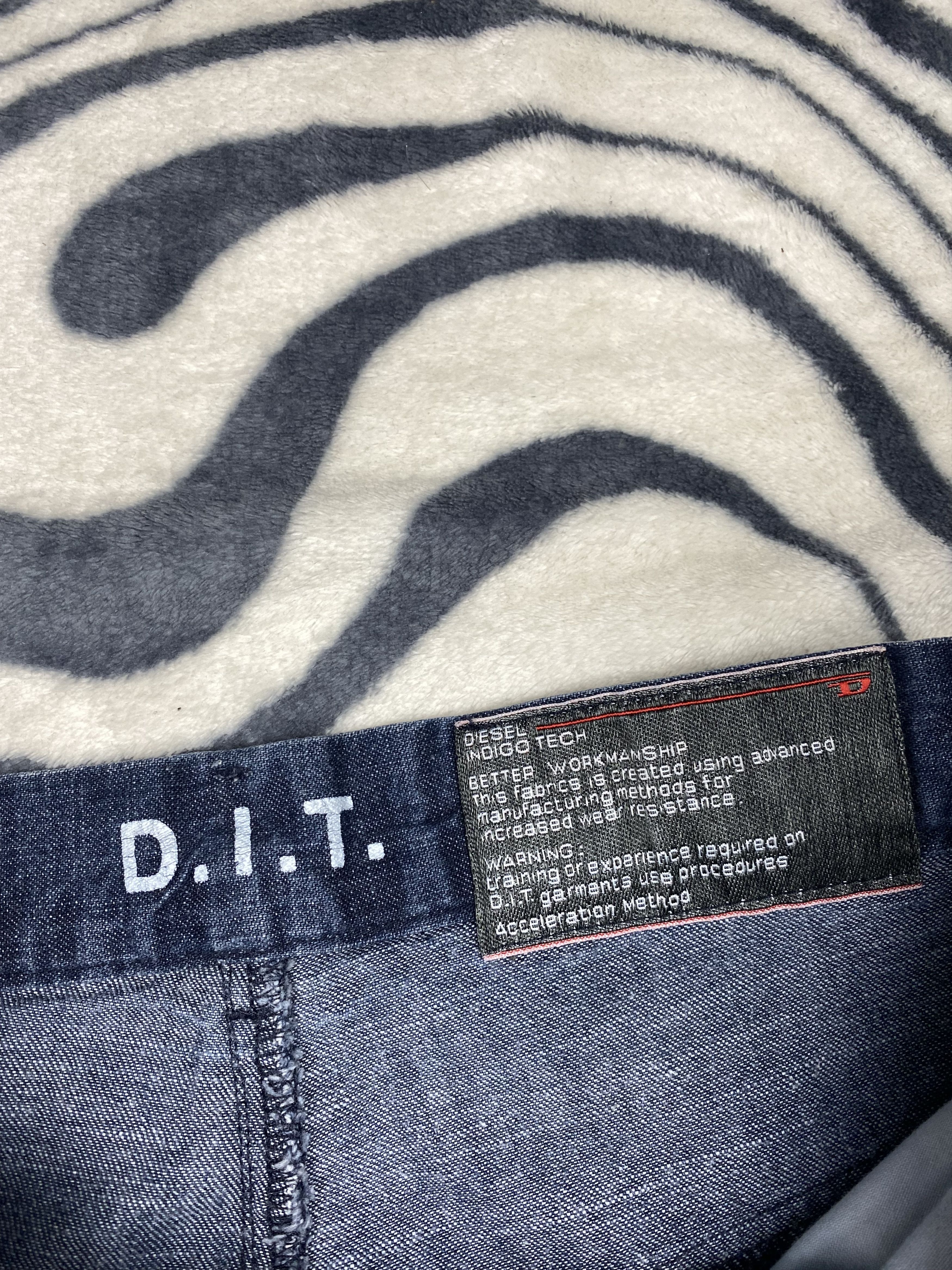 Diesel Diesel Indigo Tech D.I.T. Vintage Mens Jeans Denim Pants Size US 30 / EU 46 - 5 Thumbnail