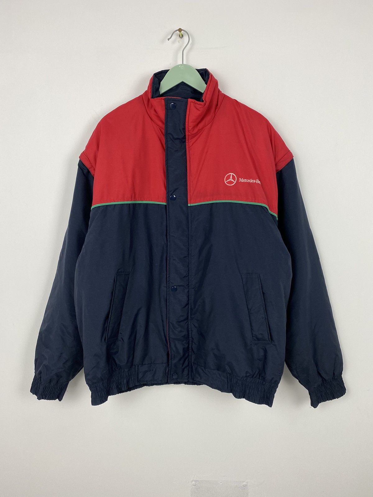 Mercedes-Benz Vintage Mercedes-Benz 2in1 Racing Jacket Vest BMW Ferrari Size US L / EU 52-54 / 3 - 1 Thumbnail