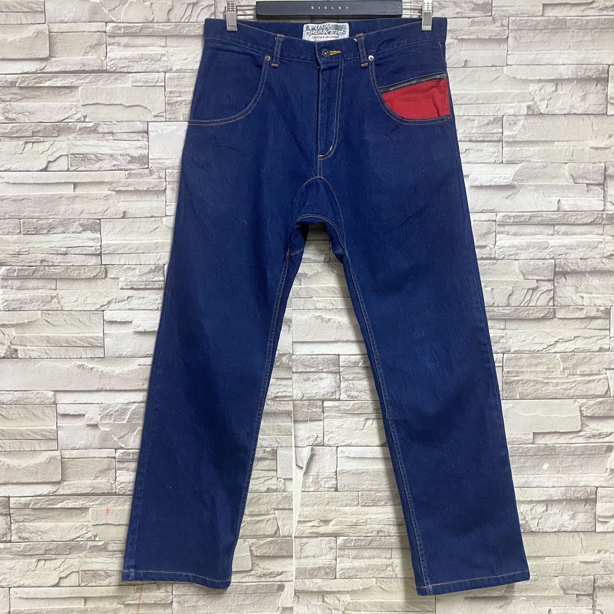 Japanese Brand PUNK DRUNKER JAPAN Denim Uncool is Cool Pants Size US 32 / EU 48 - 3 Thumbnail