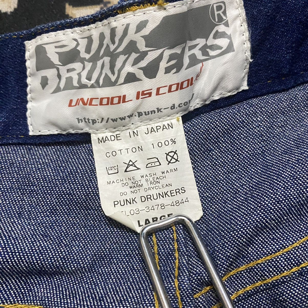 Japanese Brand PUNK DRUNKER JAPAN Denim Uncool is Cool Pants Size US 32 / EU 48 - 14 Thumbnail