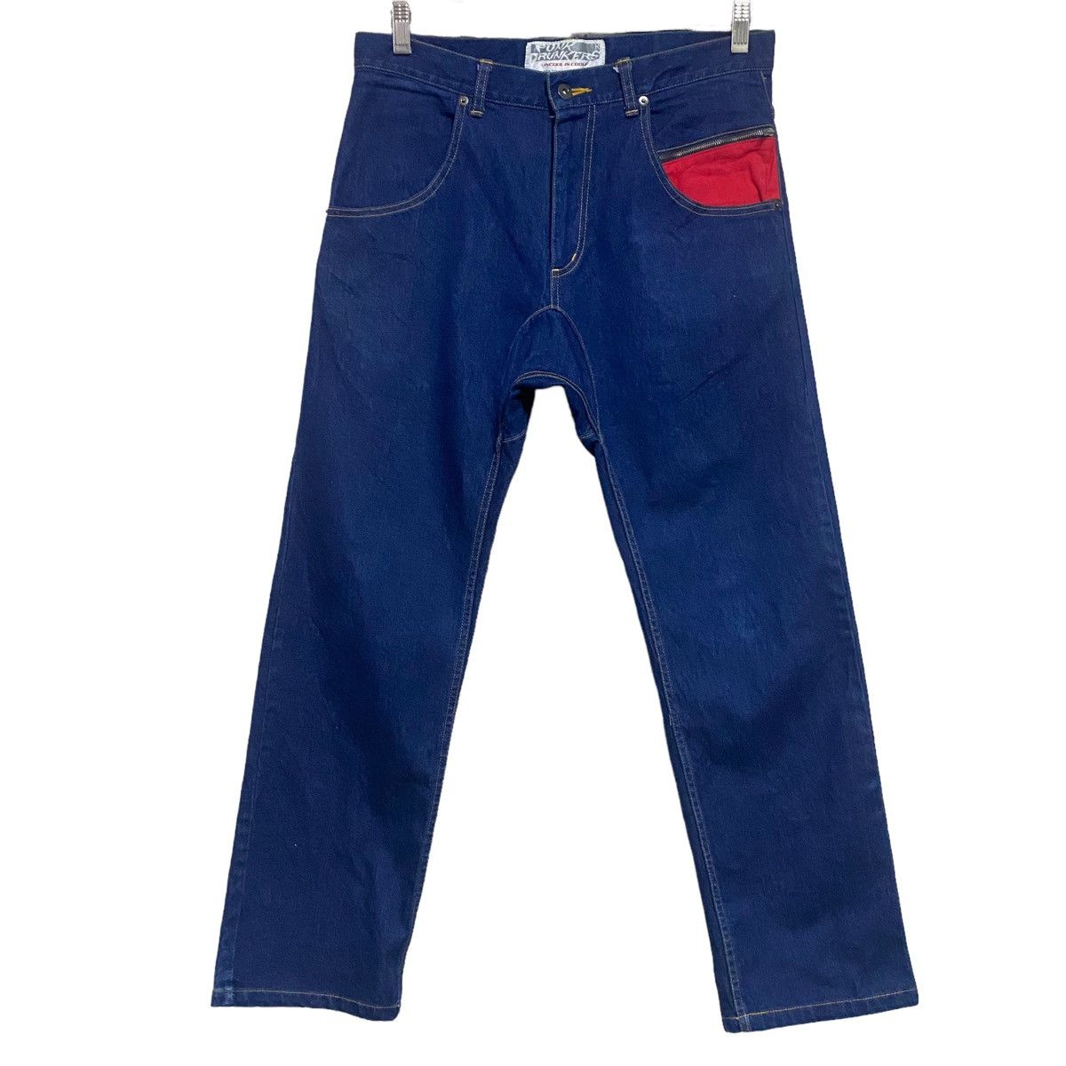 Japanese Brand PUNK DRUNKER JAPAN Denim Uncool is Cool Pants Size US 32 / EU 48 - 2 Thumbnail