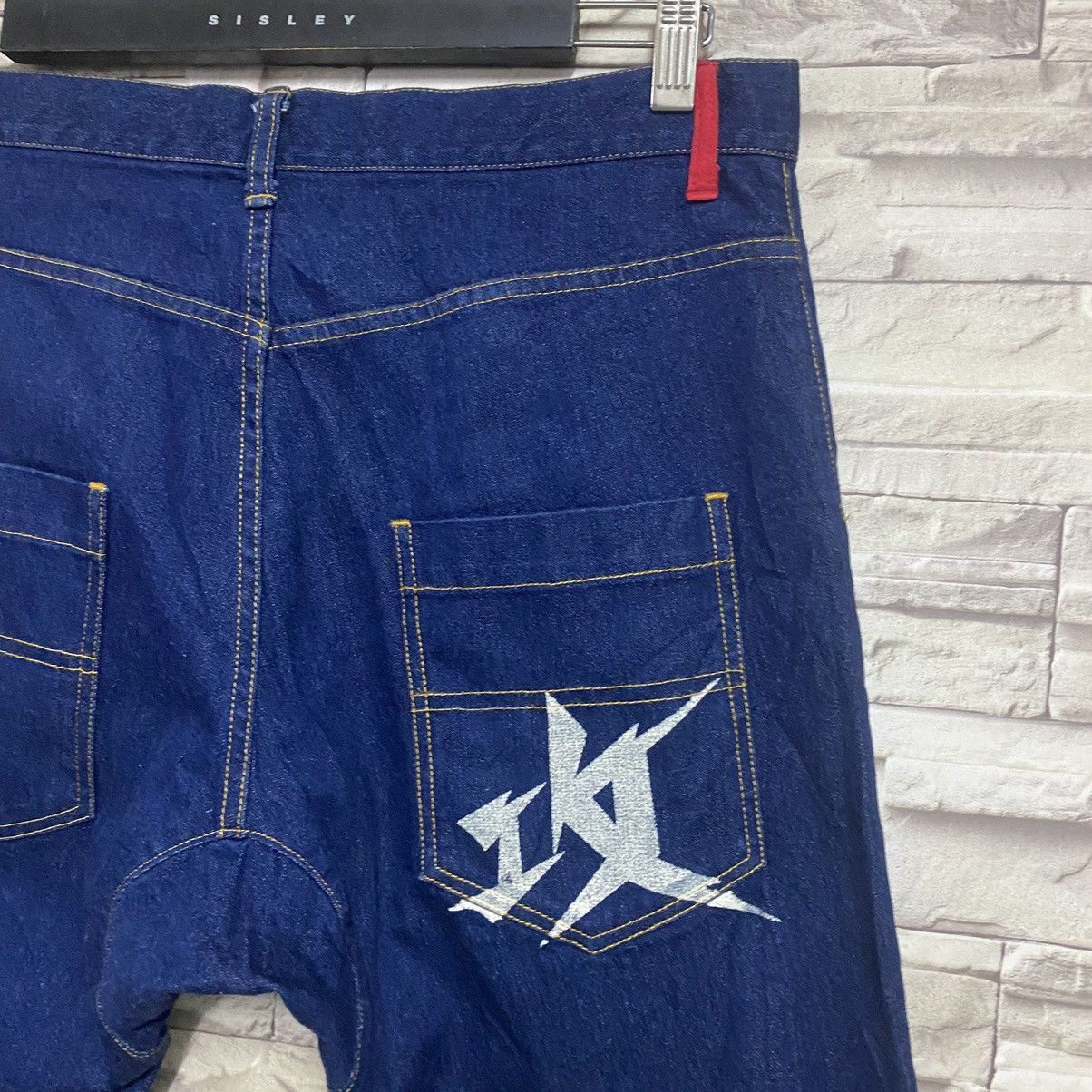 Japanese Brand PUNK DRUNKER JAPAN Denim Uncool is Cool Pants Size US 32 / EU 48 - 13 Thumbnail