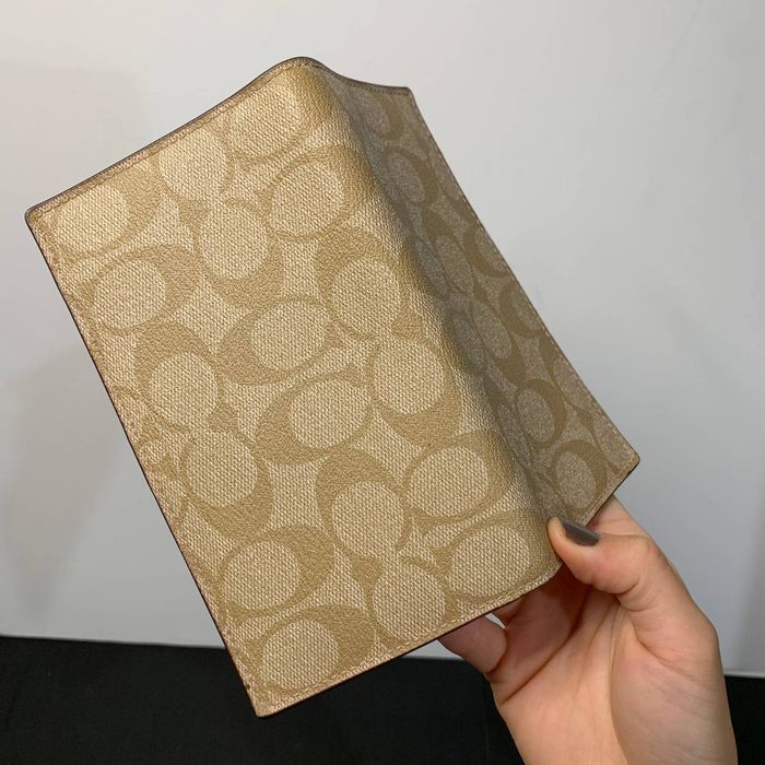 Coach Coach Checkbook Wallet In Signature Canvas Grailed