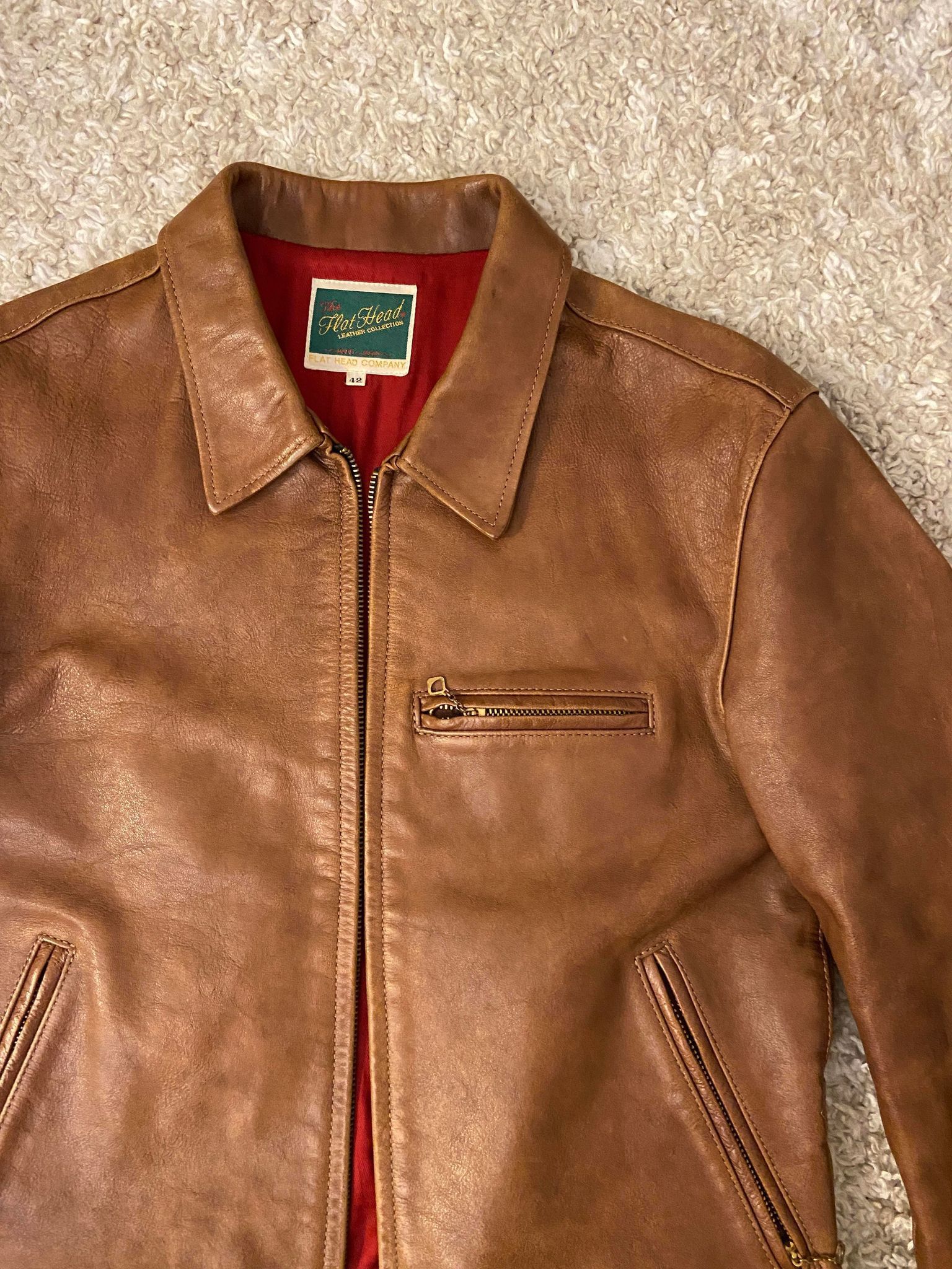 The Flat Head Horsehide Single Rider Riders Jacket | Grailed