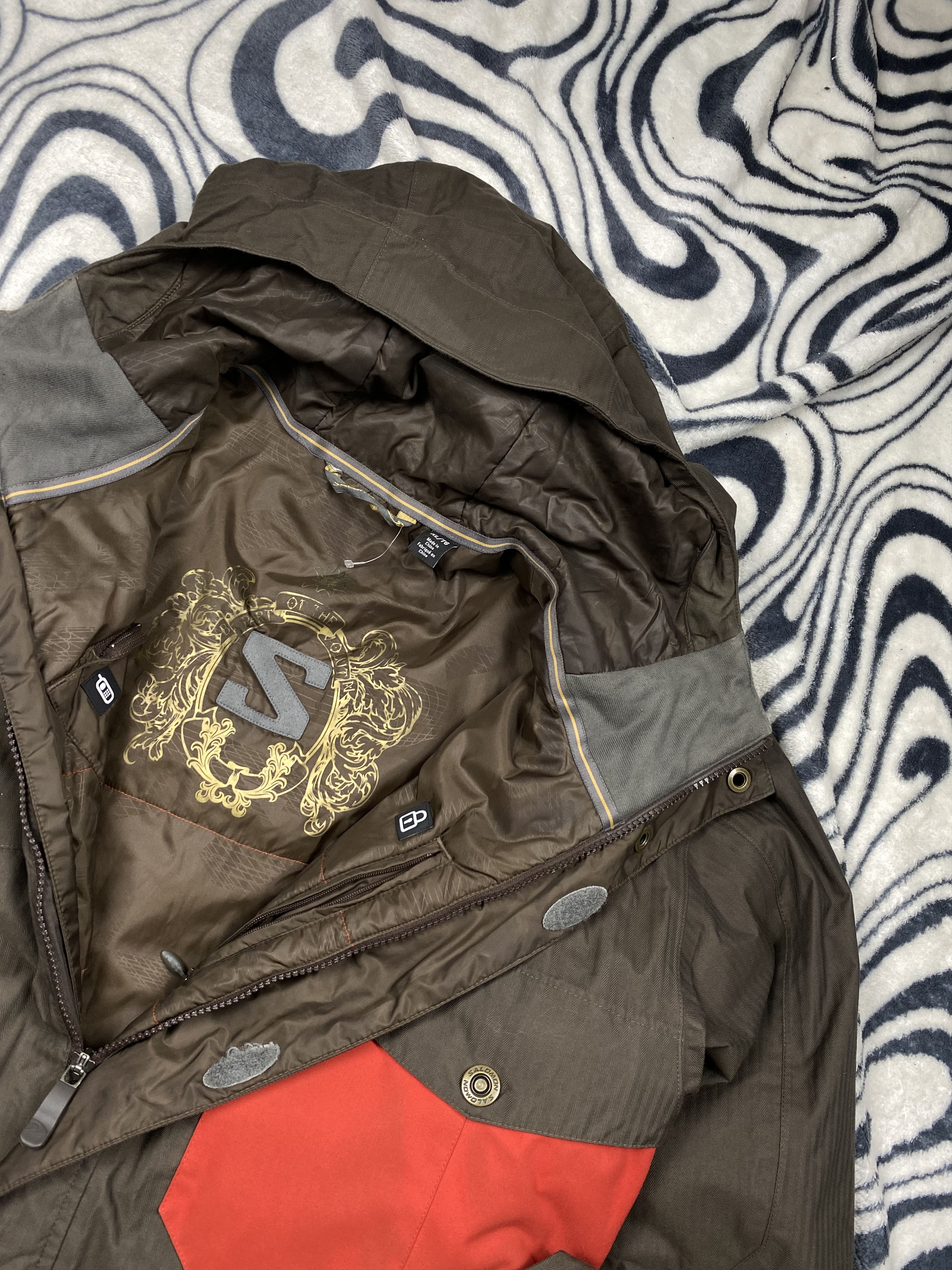 Salomon Salomon Mens GoreTex Ski Jacket Snowboard Size US XL / EU 56 / 4 - 3 Thumbnail