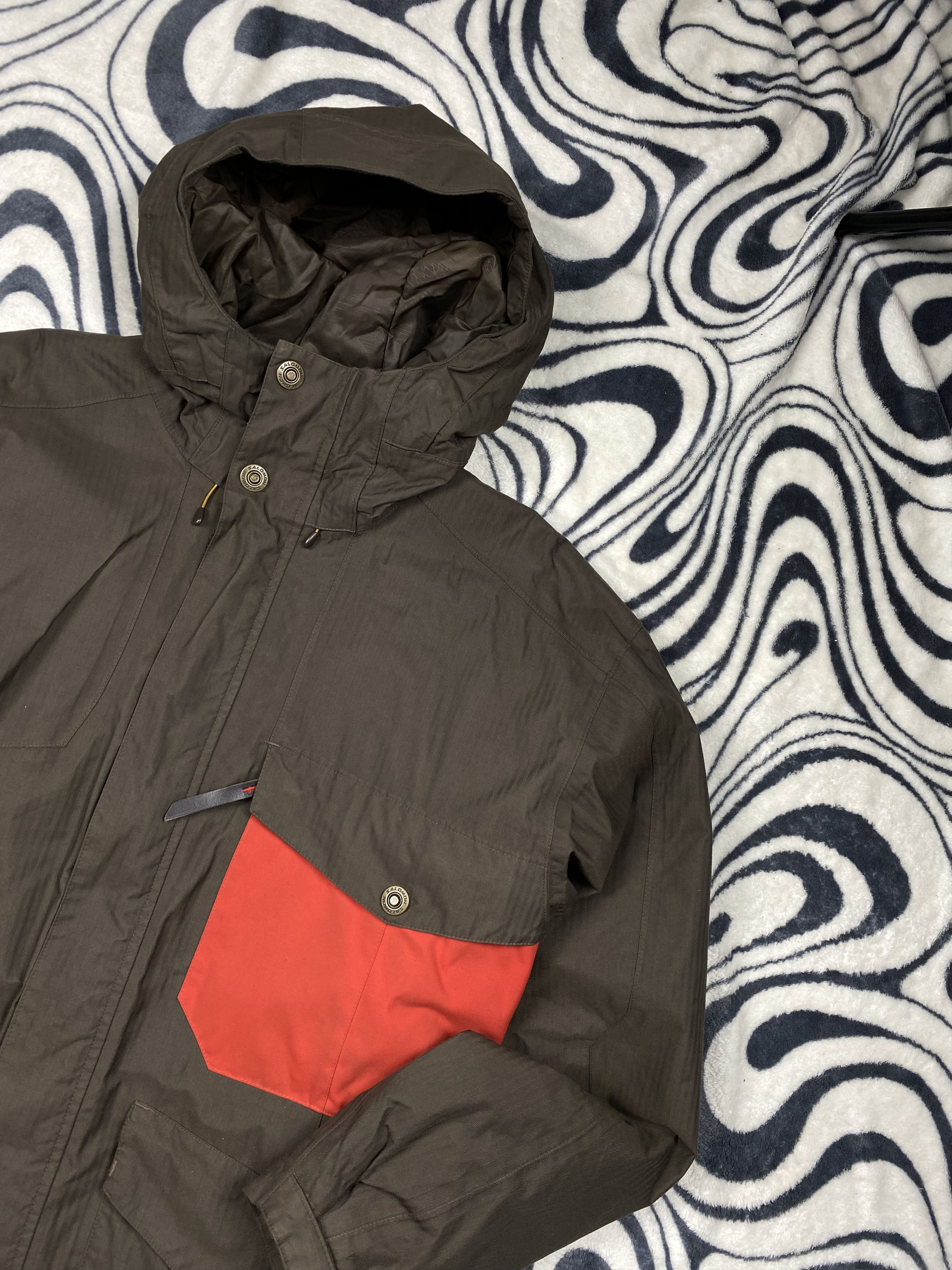 Salomon Salomon Mens GoreTex Ski Jacket Snowboard Size US XL / EU 56 / 4 - 2 Thumbnail