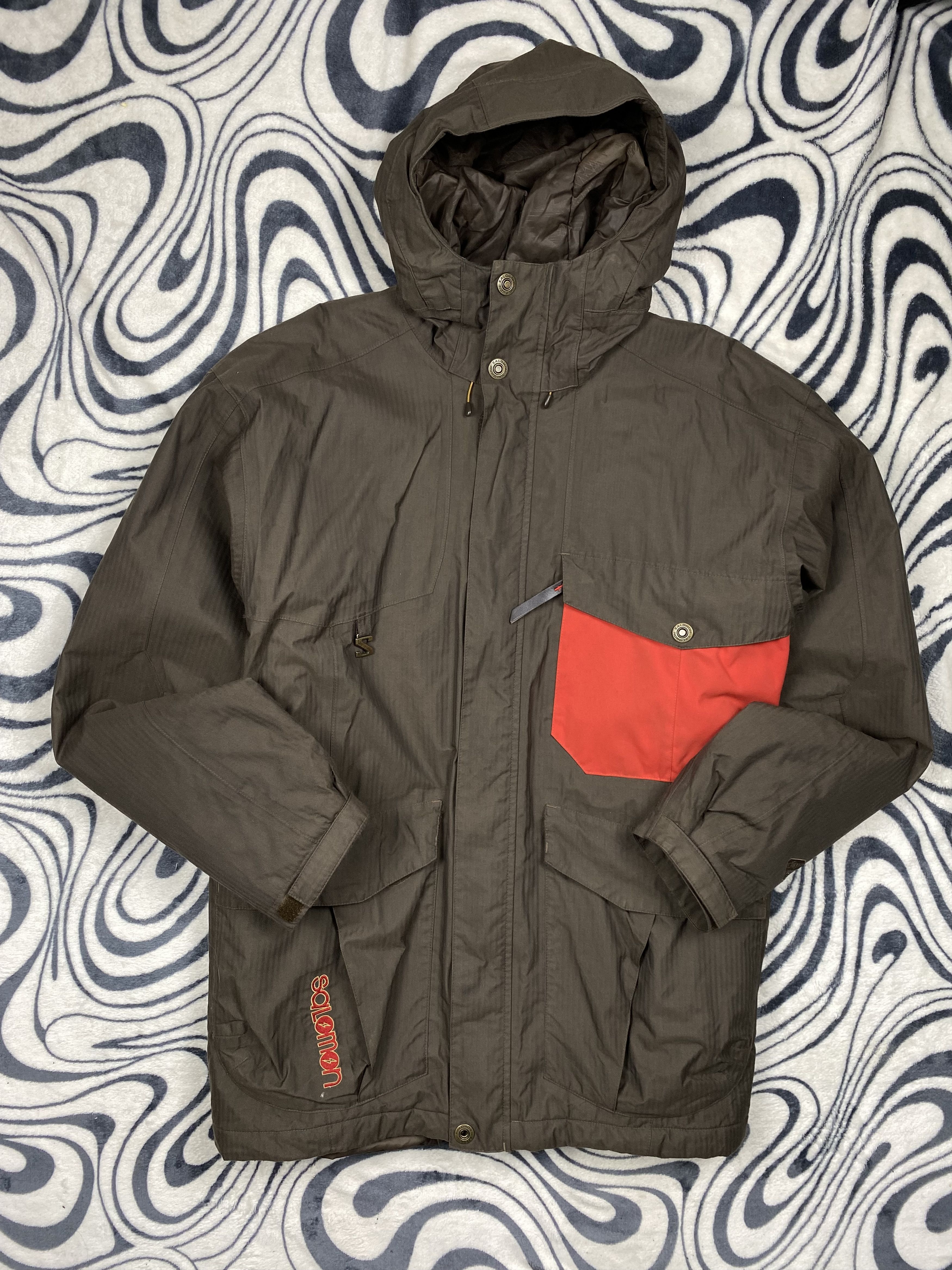 Salomon Salomon Mens GoreTex Ski Jacket Snowboard Size US XL / EU 56 / 4 - 1 Thumbnail