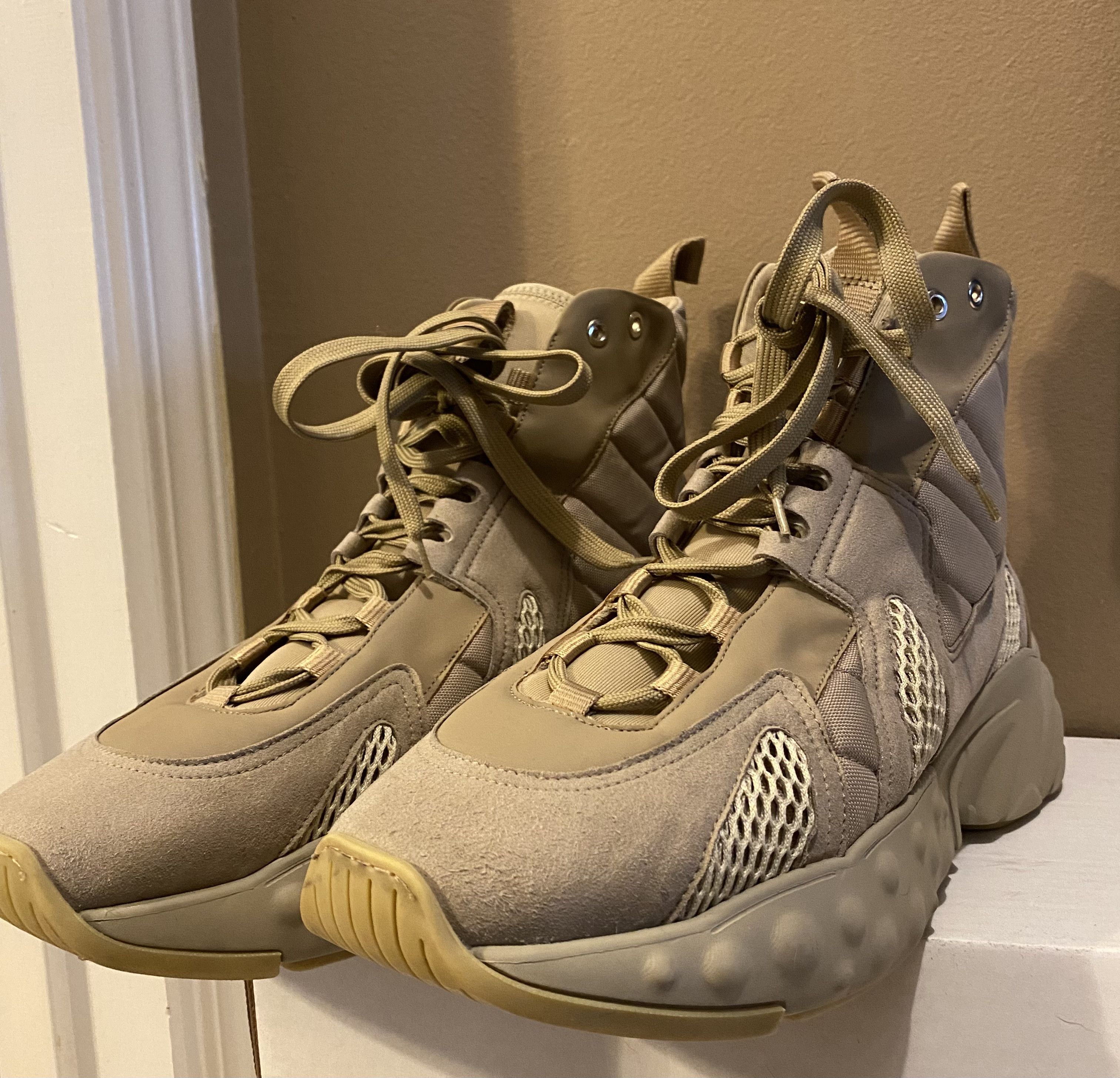 Acne Studios RARE Sami Beige Hi-Top Sneakers Boots Size 11 950 1050 Size US 11 / EU 44 - 5 Thumbnail