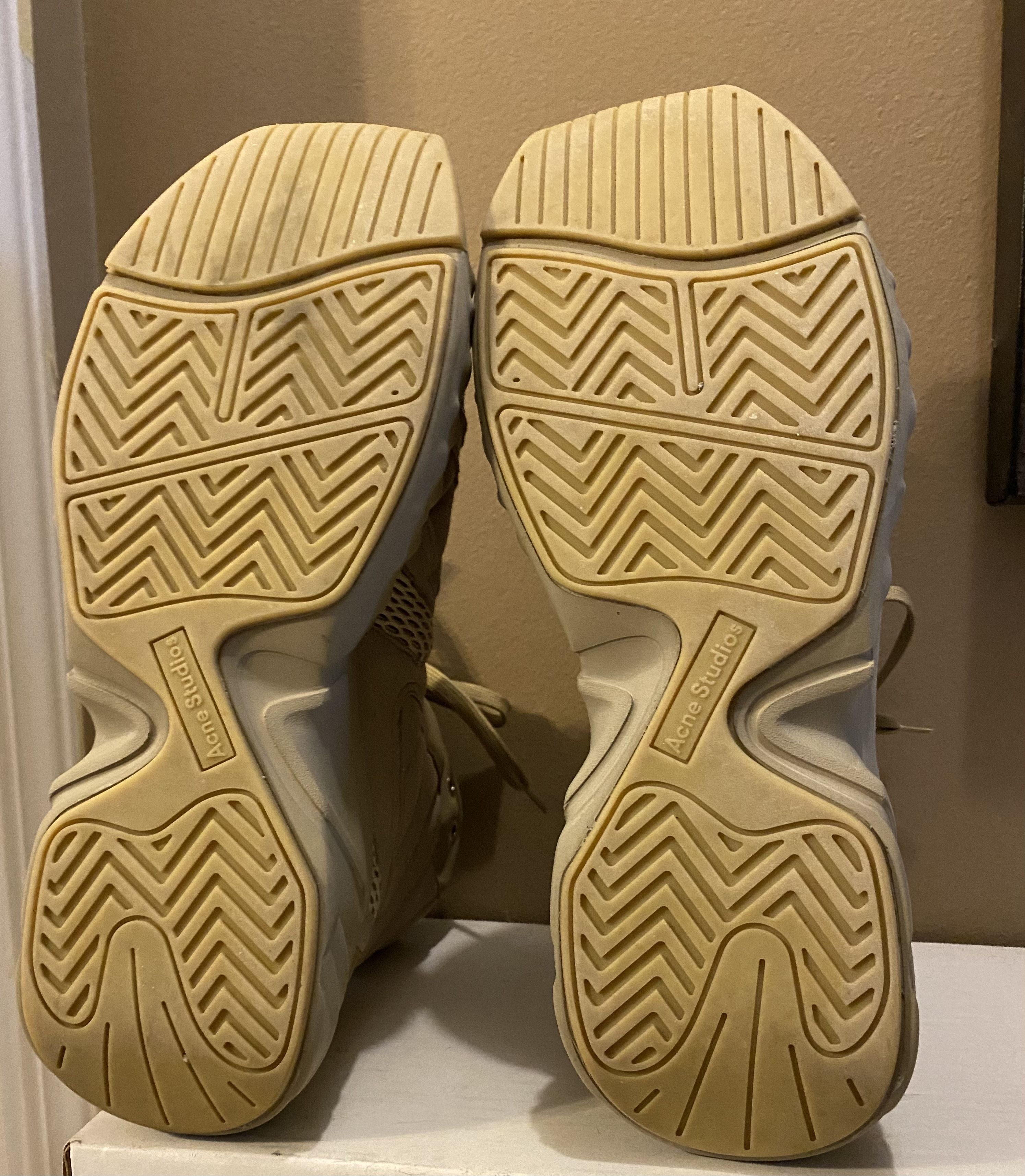 Acne Studios RARE Sami Beige Hi-Top Sneakers Boots Size 11 950 1050 Size US 11 / EU 44 - 9 Thumbnail