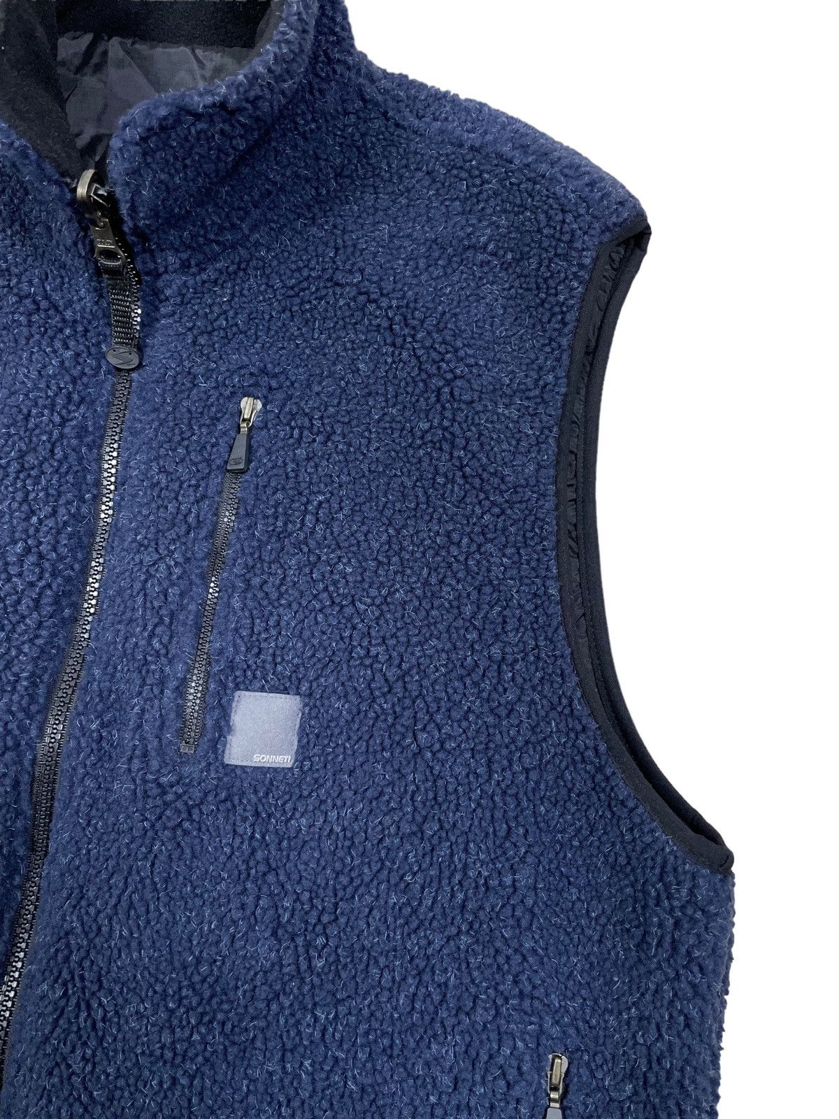 Sonneti × Vintage Sonneti made in korea bear fleece vest reversible 1999 Size US M / EU 48-50 / 2 - 3 Thumbnail