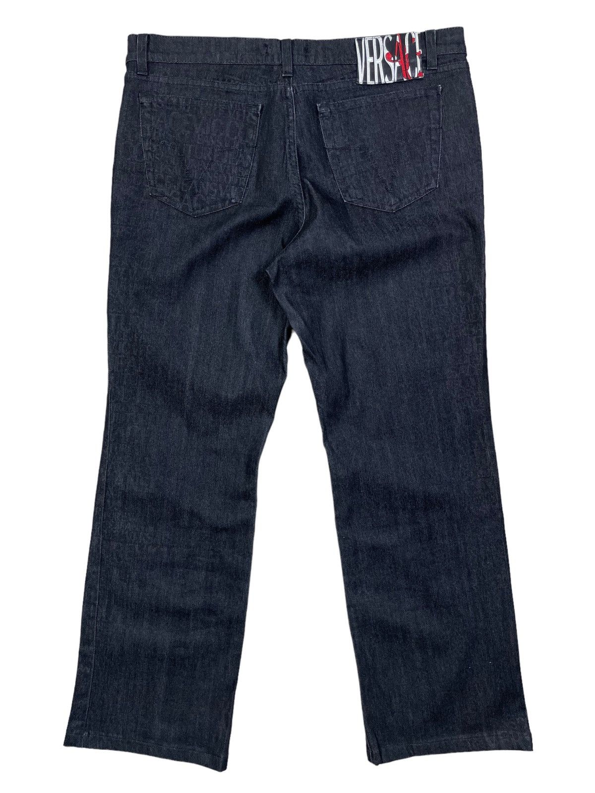 Versace Jeans Couture × Vintage Versace Jeans Couture monogram Jeans size 34 Size US 34 / EU 50 - 2 Thumbnail