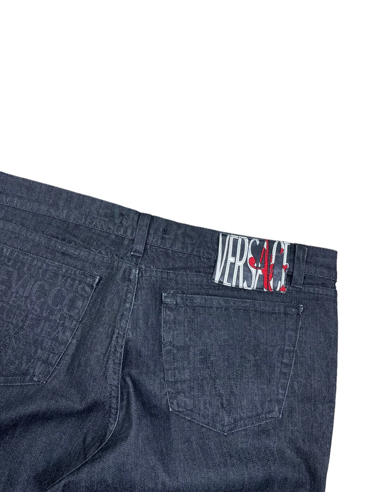 Versace Jeans Couture × Vintage Versace Jeans Couture monogram Jeans size 34 Size US 34 / EU 50 - 10 Thumbnail