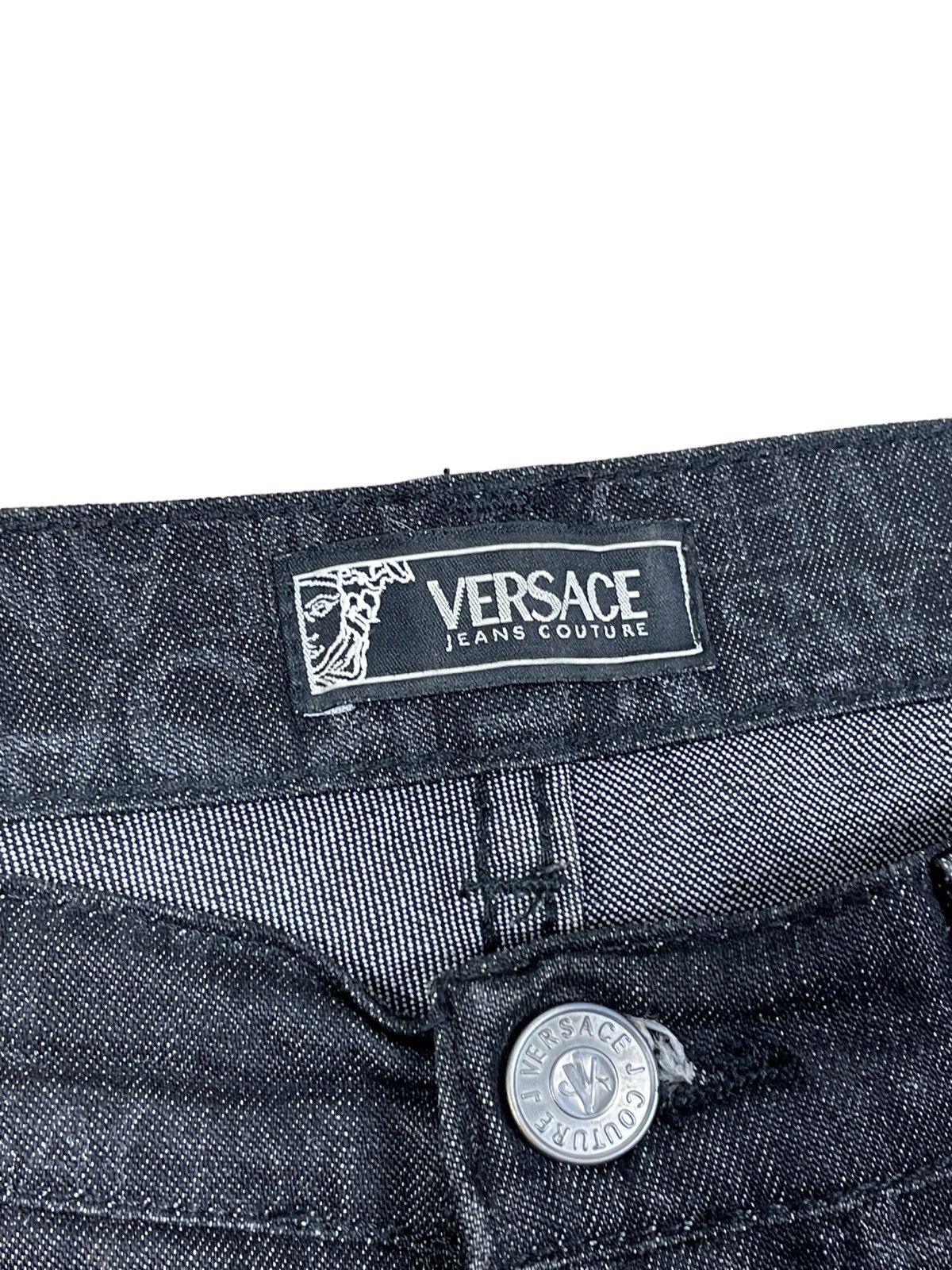 Versace Jeans Couture × Vintage Versace Jeans Couture monogram Jeans size 34 Size US 34 / EU 50 - 4 Thumbnail