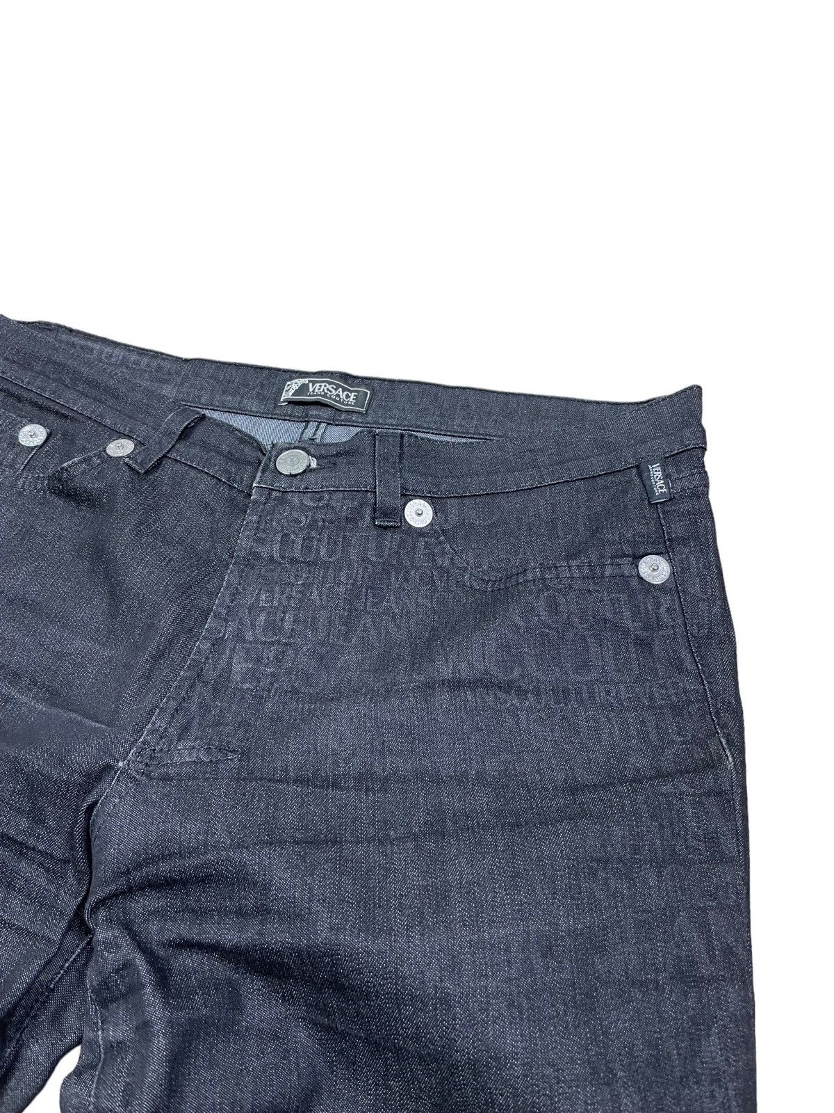 Versace Jeans Couture × Vintage Versace Jeans Couture monogram Jeans size 34 Size US 34 / EU 50 - 3 Thumbnail