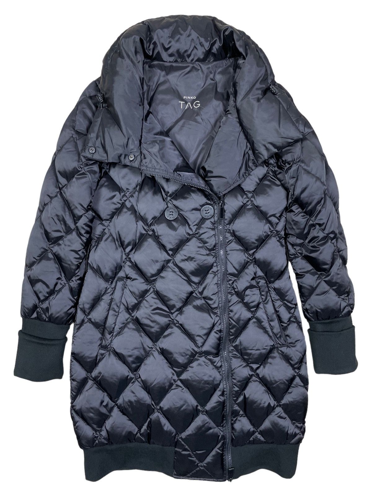 Pinko Tag Womens Down Jacket Quilted