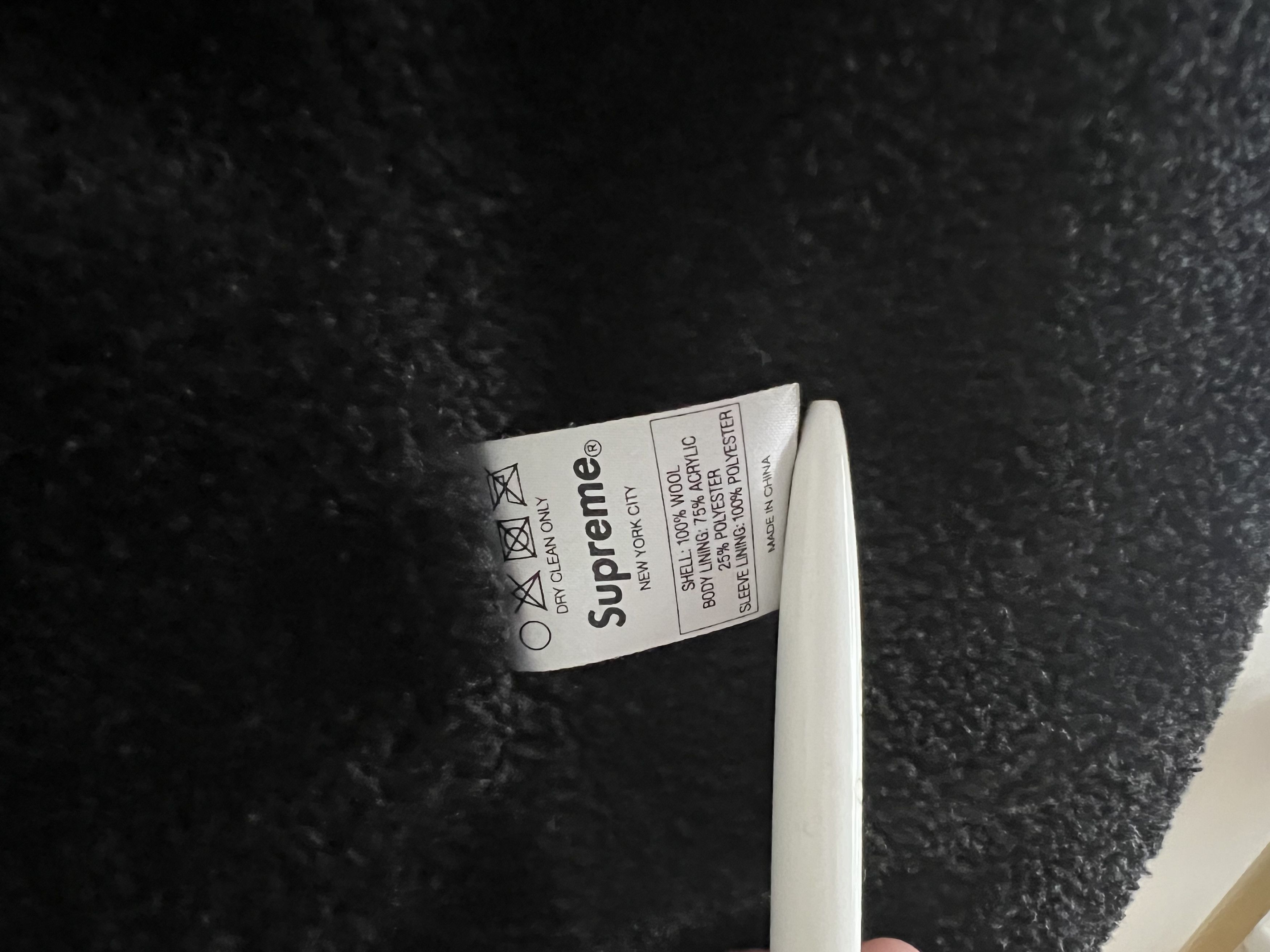 Supreme Harris Tweed Wool Hooded Coaches Jacket